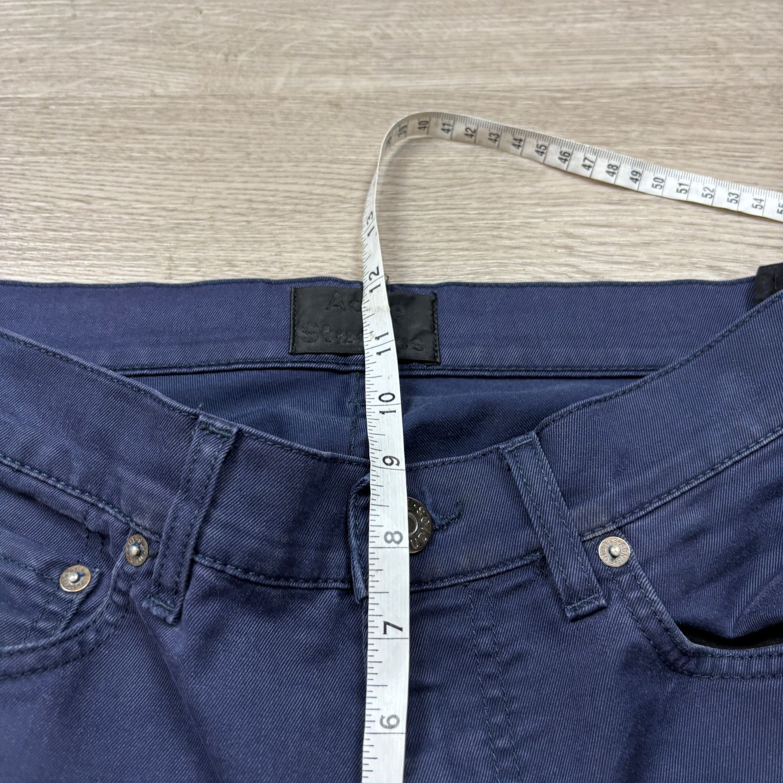 Acne Studios Acne Studios Ace UPS Navy Jeans Cotton Stretch Men's 31x28 Size US 31 - 6 Thumbnail