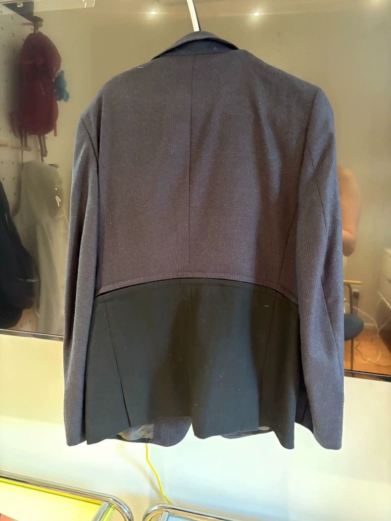 Comme des Garcons Comme Des Garcons Navy blue gray plaid wool suit Size US S / EU 44-46 / 1 - 6 Thumbnail