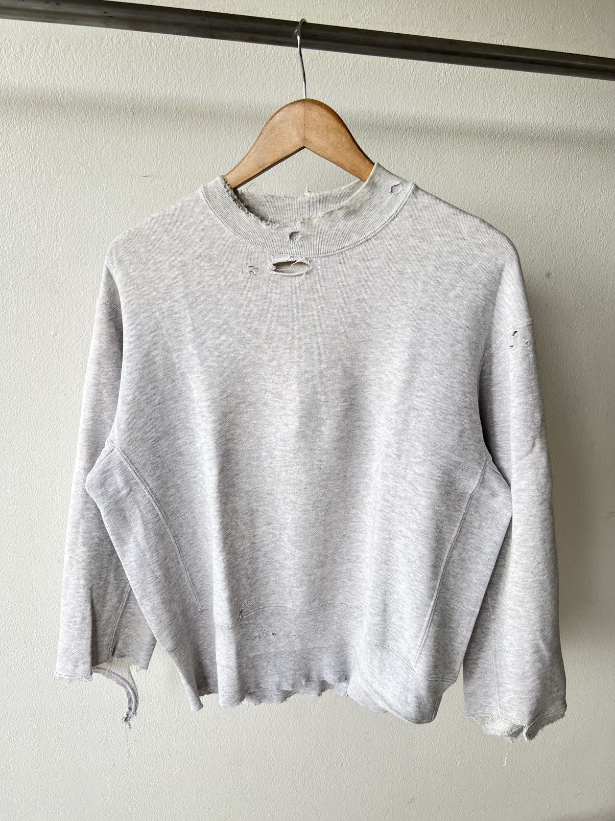 Vintage Thrashed Long Sleeve Distressed Size US M / EU 48-50 / 2 - 1 Thumbnail