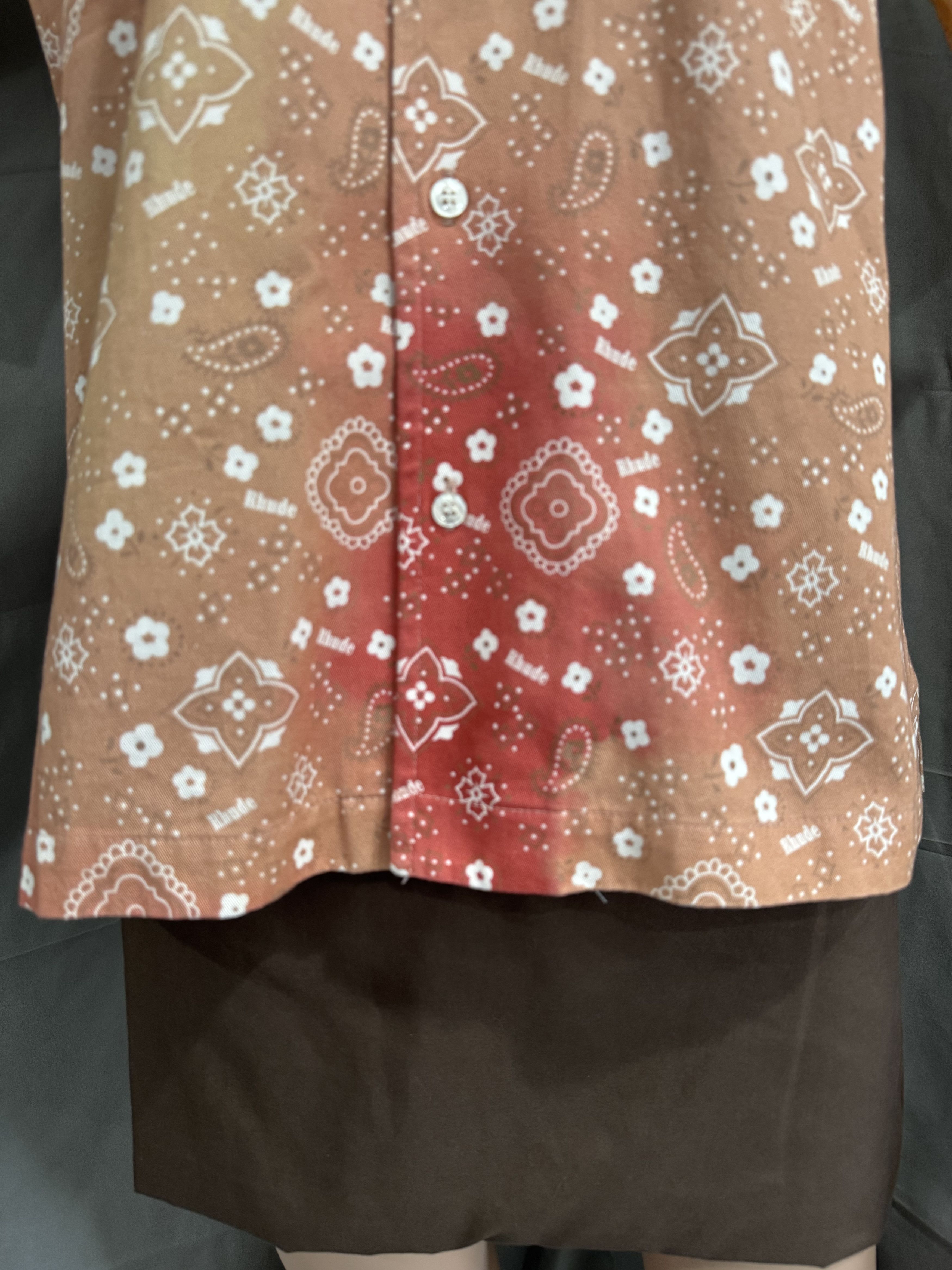 Rhude Rhude Bandana Paisley Button Up Shirt Size Small Size US S / EU 44-46 / 1 - 2 Thumbnail
