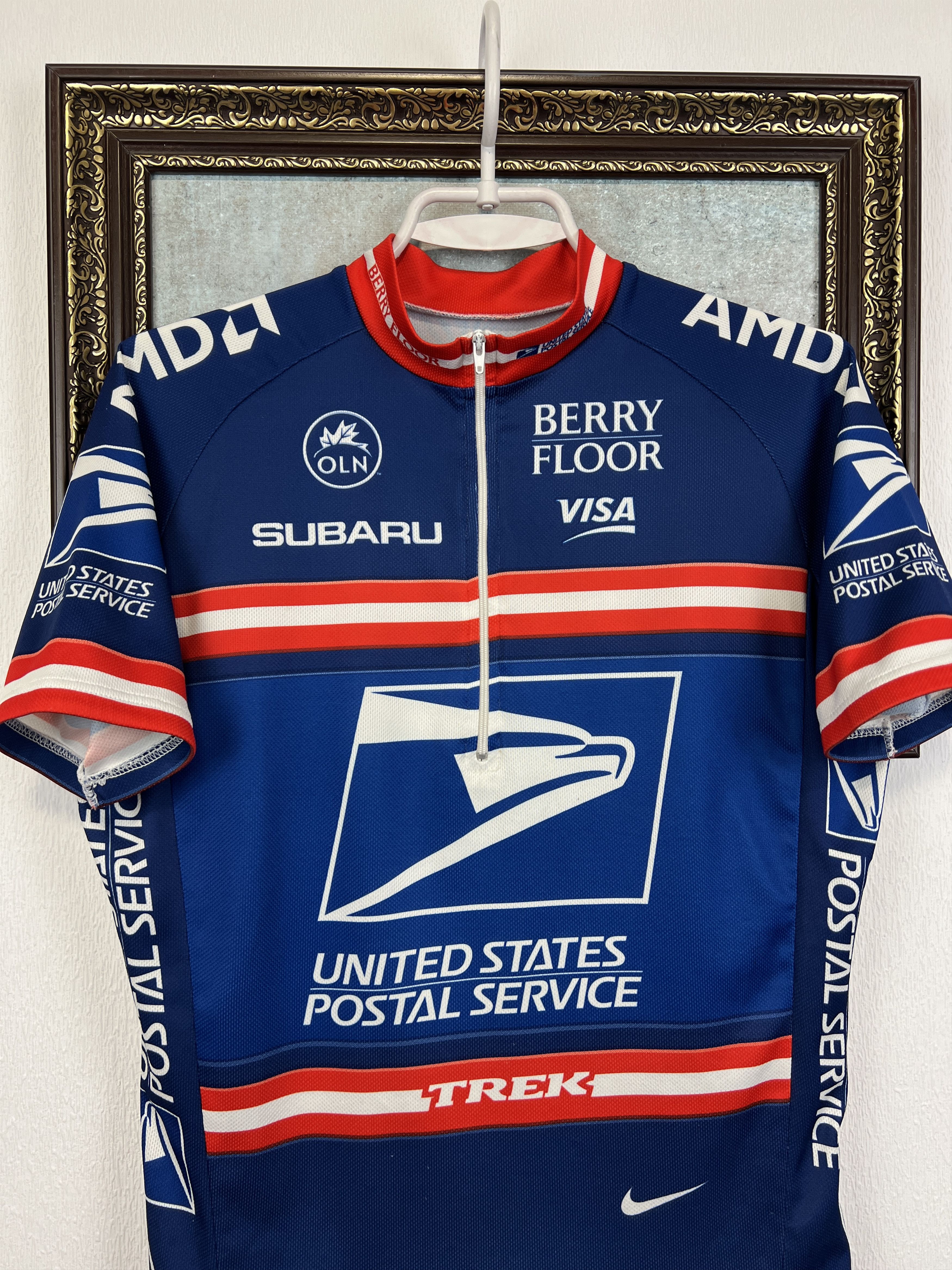 Nike United States Postal ServiceUSPS Cycling Biking Jersey Shirt Size US S / EU 44-46 / 1 - 2 Thumbnail
