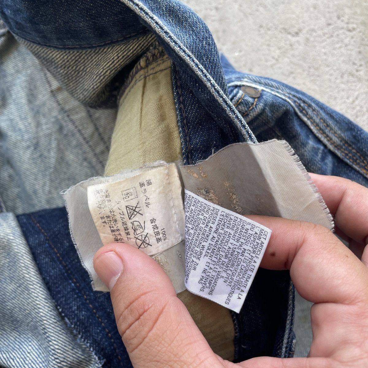 Replay Vintage Replay Jeans Distressed Stonewash Denim Faded Pants Size US 36 / EU 52 - 9 Thumbnail