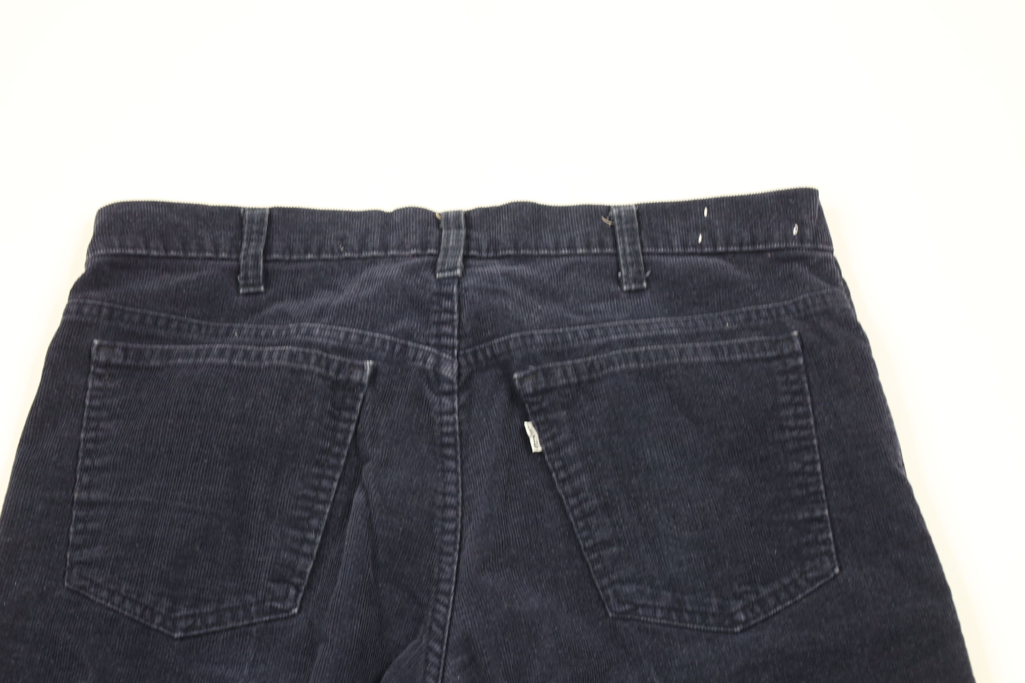Levi's × Vintage Vintage 80s Levis 517 Bootcut Corduroy Chino Pants Blue USA Size US 36 / EU 52 - 9 Thumbnail