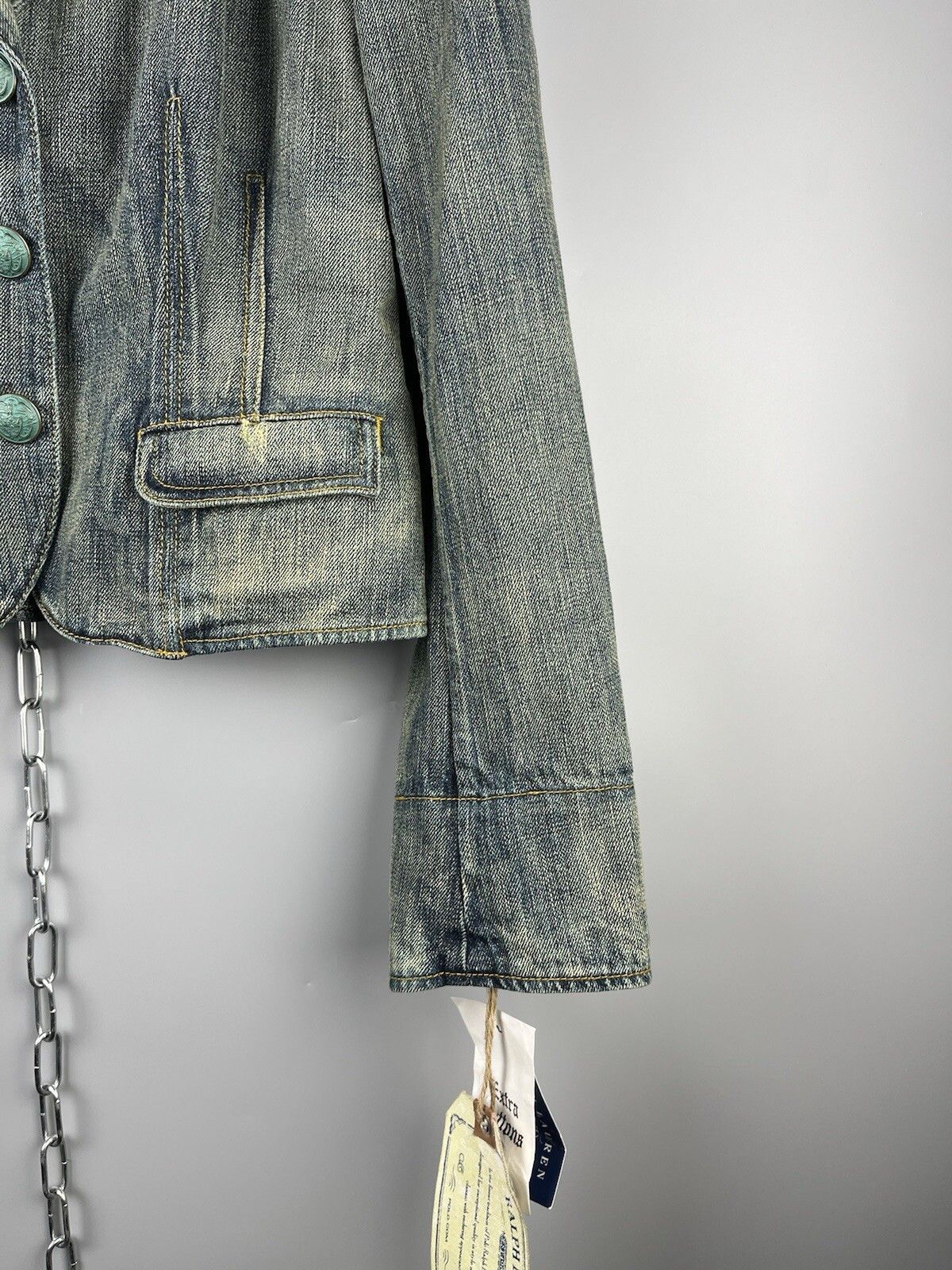 Polo Ralph Lauren Vintage Ralph Lauren Cotton 12 OZ Denim Blazer Jacket Size M / US 6-8 / IT 42-44 - 7 Thumbnail