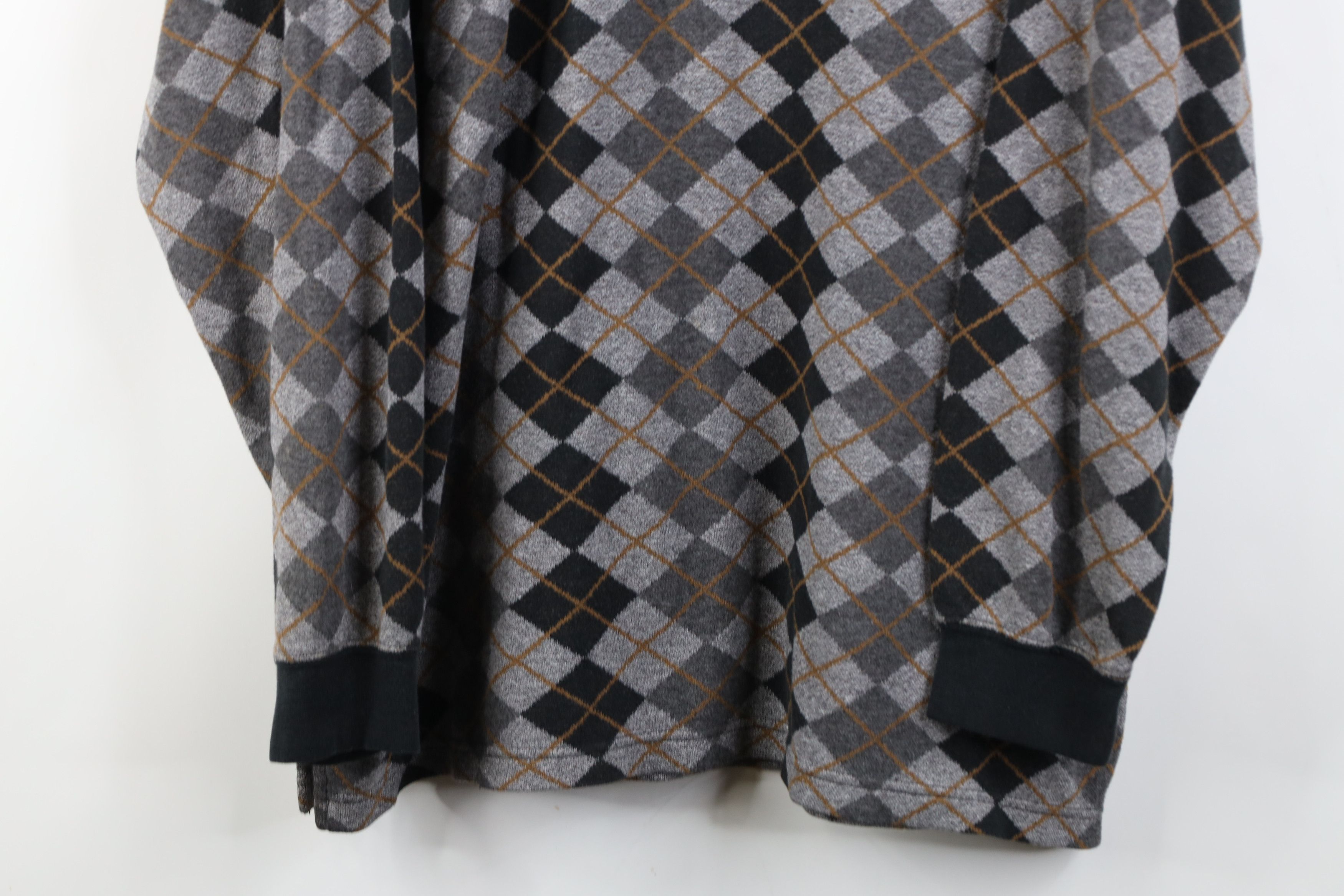 Vintage Vintage 90s Streetwear Knit Long Sleeve Golf Polo Shirt Size US XL / EU 56 / 4 - 3 Thumbnail