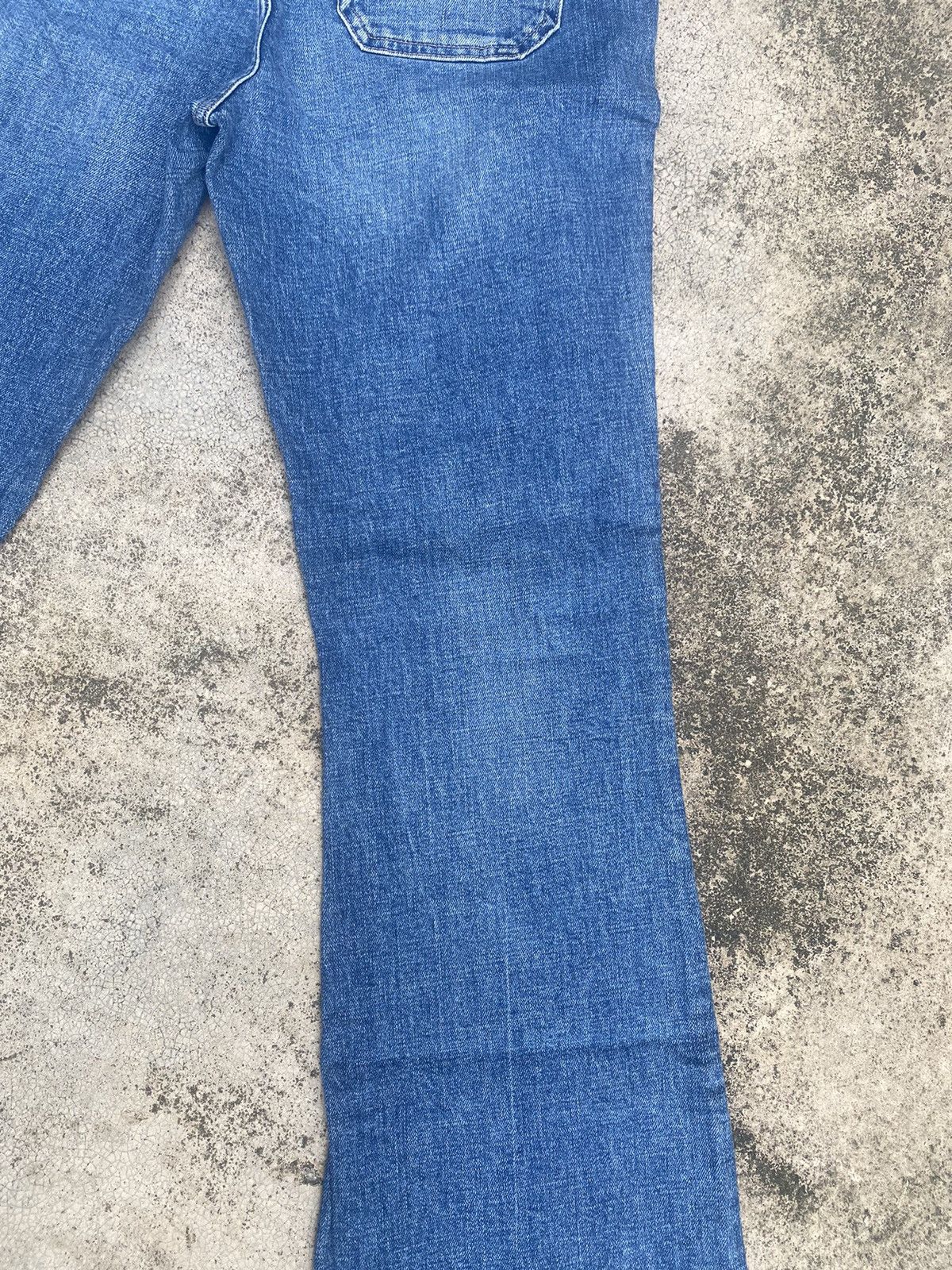 Japanese Brand Flare Jeans Rag Machine Bust Pant Bootcut Size US 27 - 18 Thumbnail