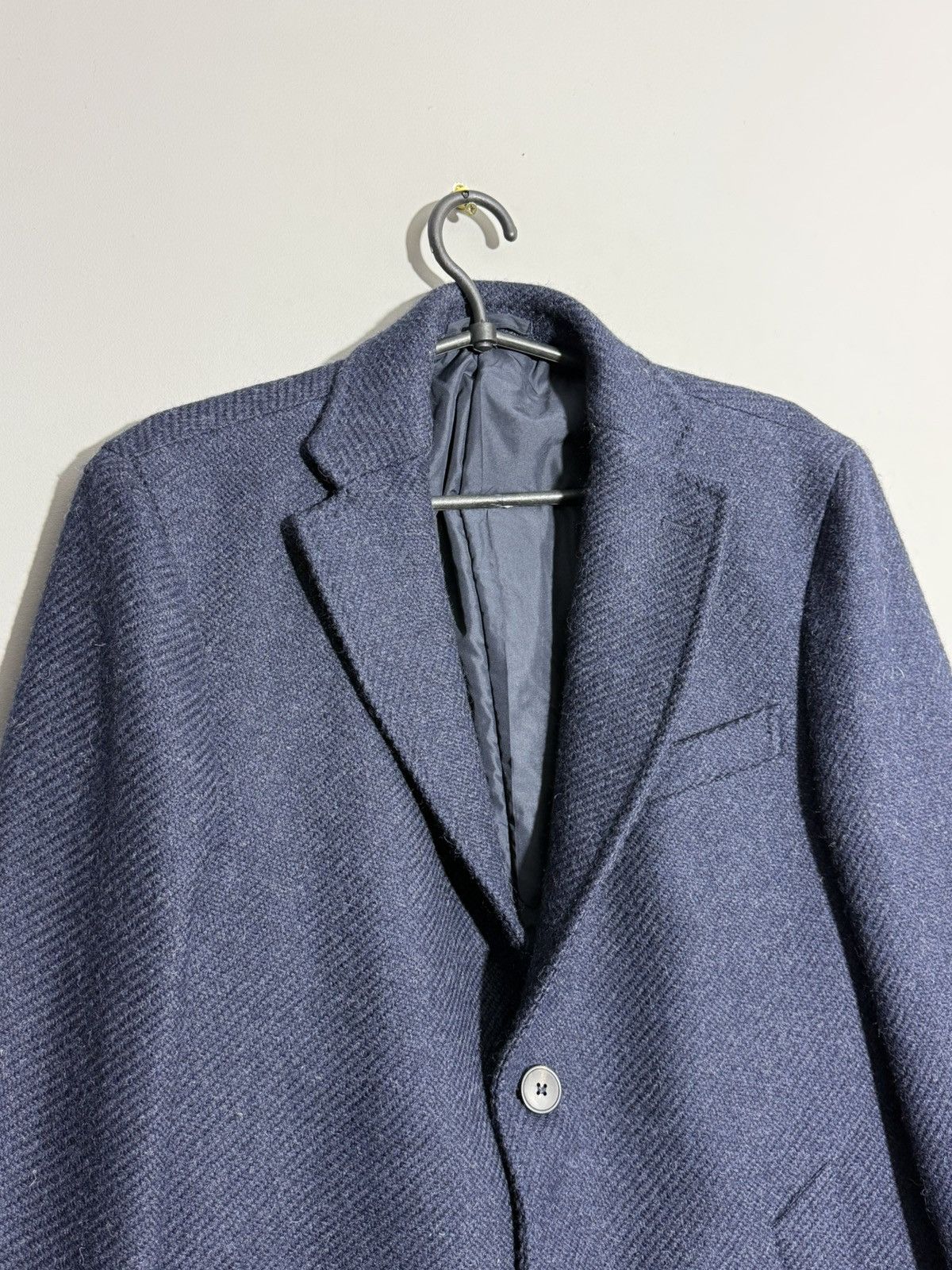 Pal Zileri Pal Zileri LAB Navy Blue wool down coat size 52 Size US L / EU 52-54 / 3 - 3 Thumbnail