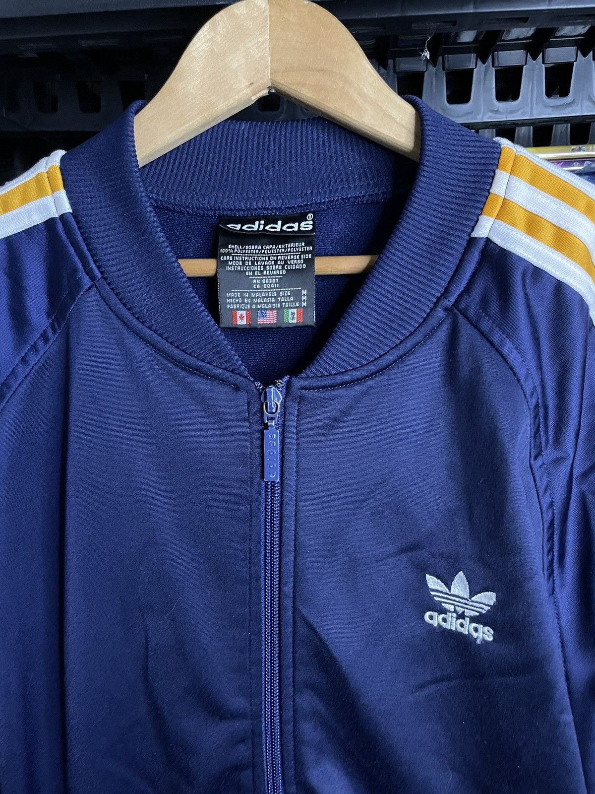 Adidas Y2K adidas Zip up sweatshirt Size US M / EU 48-50 / 2 - 2 Thumbnail