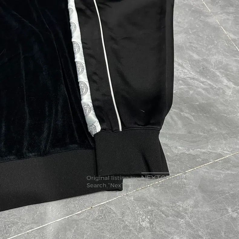 Versace Versace Velvet half-zip sweatshirt pullover long sleeves Size US XXL / EU 58 / 5 - 8 Thumbnail