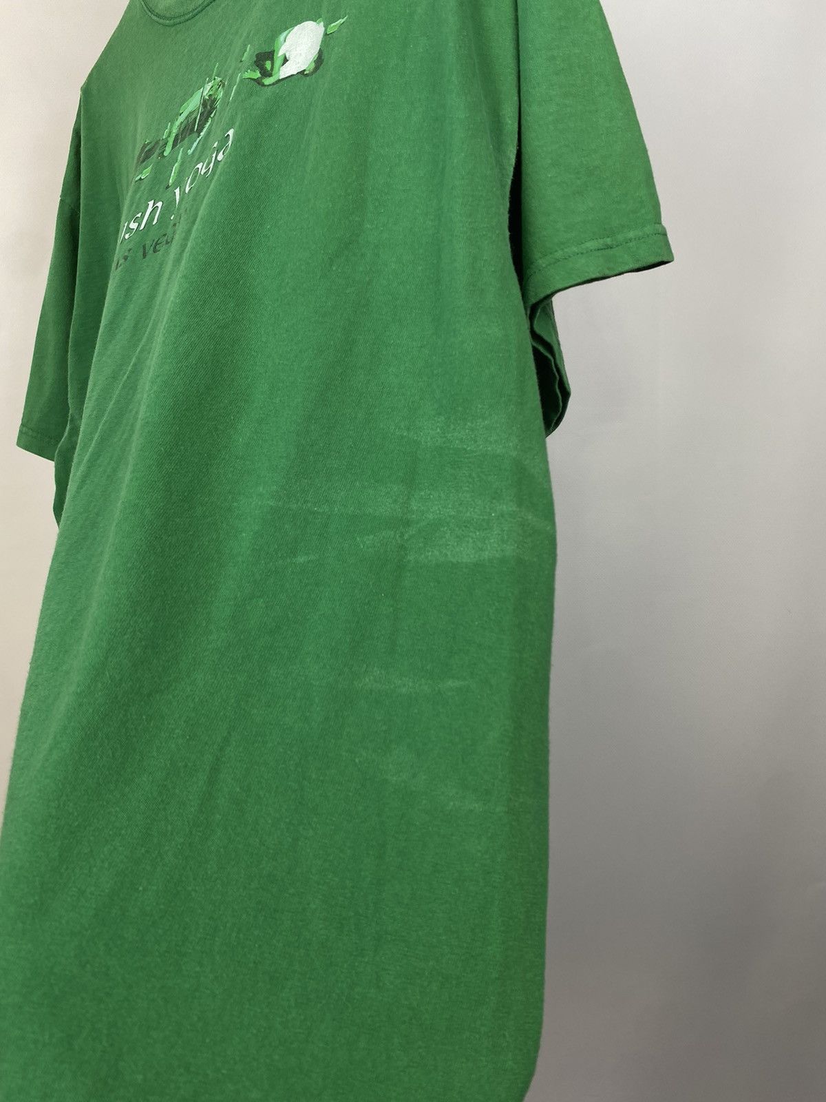 Vintage Crazy Vintage Irish Yoga Drunk Graphic Tee Size US XL / EU 56 / 4 - 4 Thumbnail