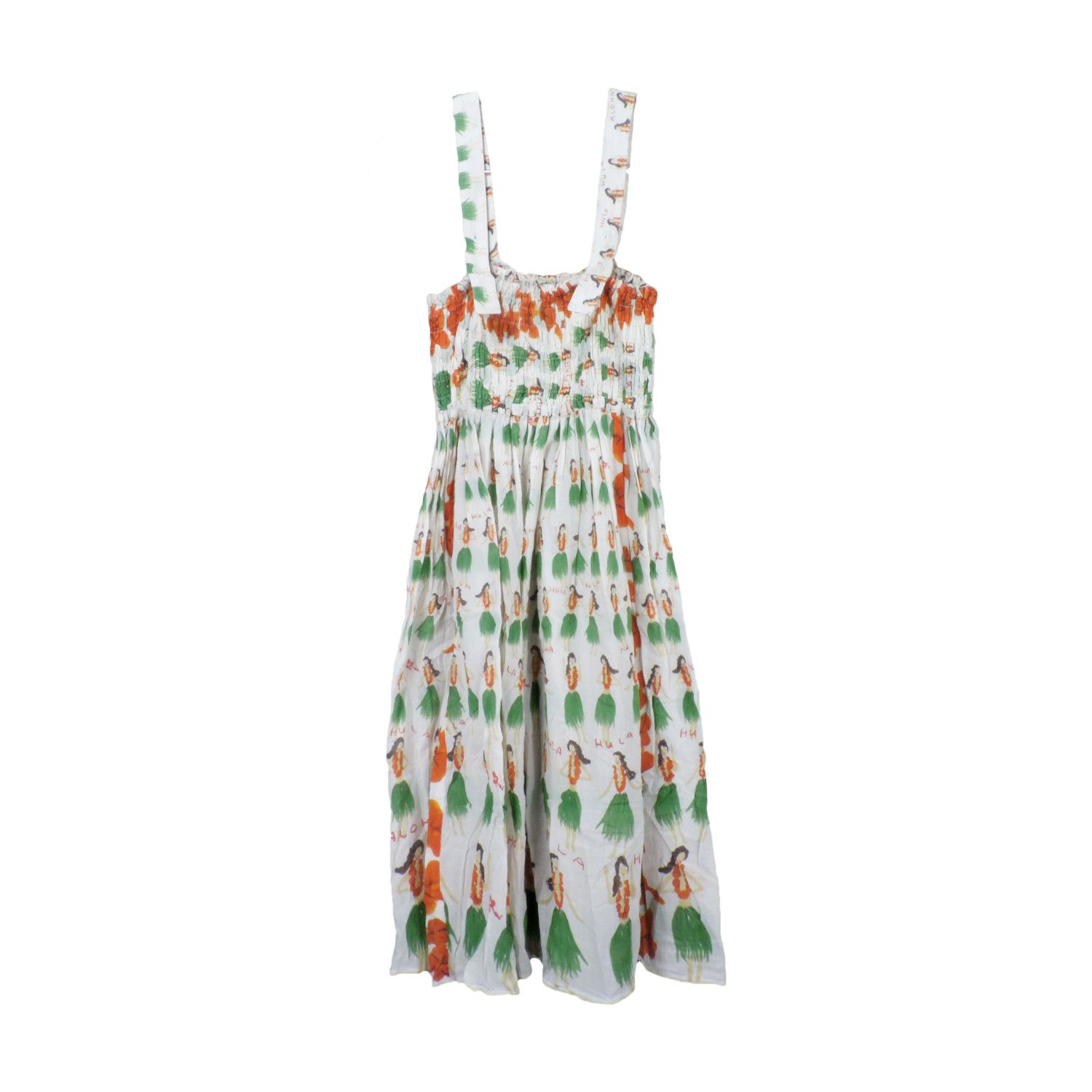 Tsumori Chisato TSUMORI CISATO SLEEP HAWAIIAN MIDI DRESS Size M / US 6-8 / IT 42-44 - 1 Thumbnail