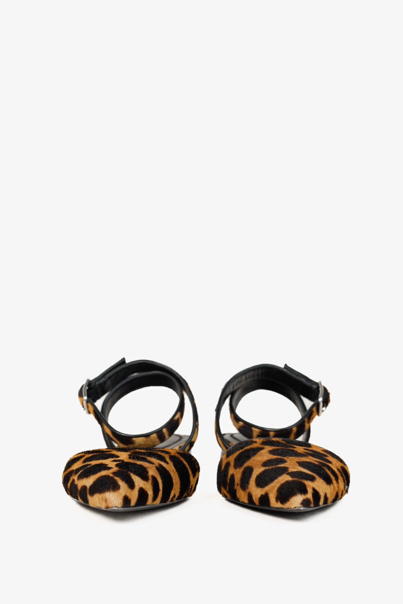 Alexander Wang Alexander Wang Lara Leopard Calf-Hair Pointed-Toe Flats Size US 6.5 / IT 36.5 - 2 Thumbnail