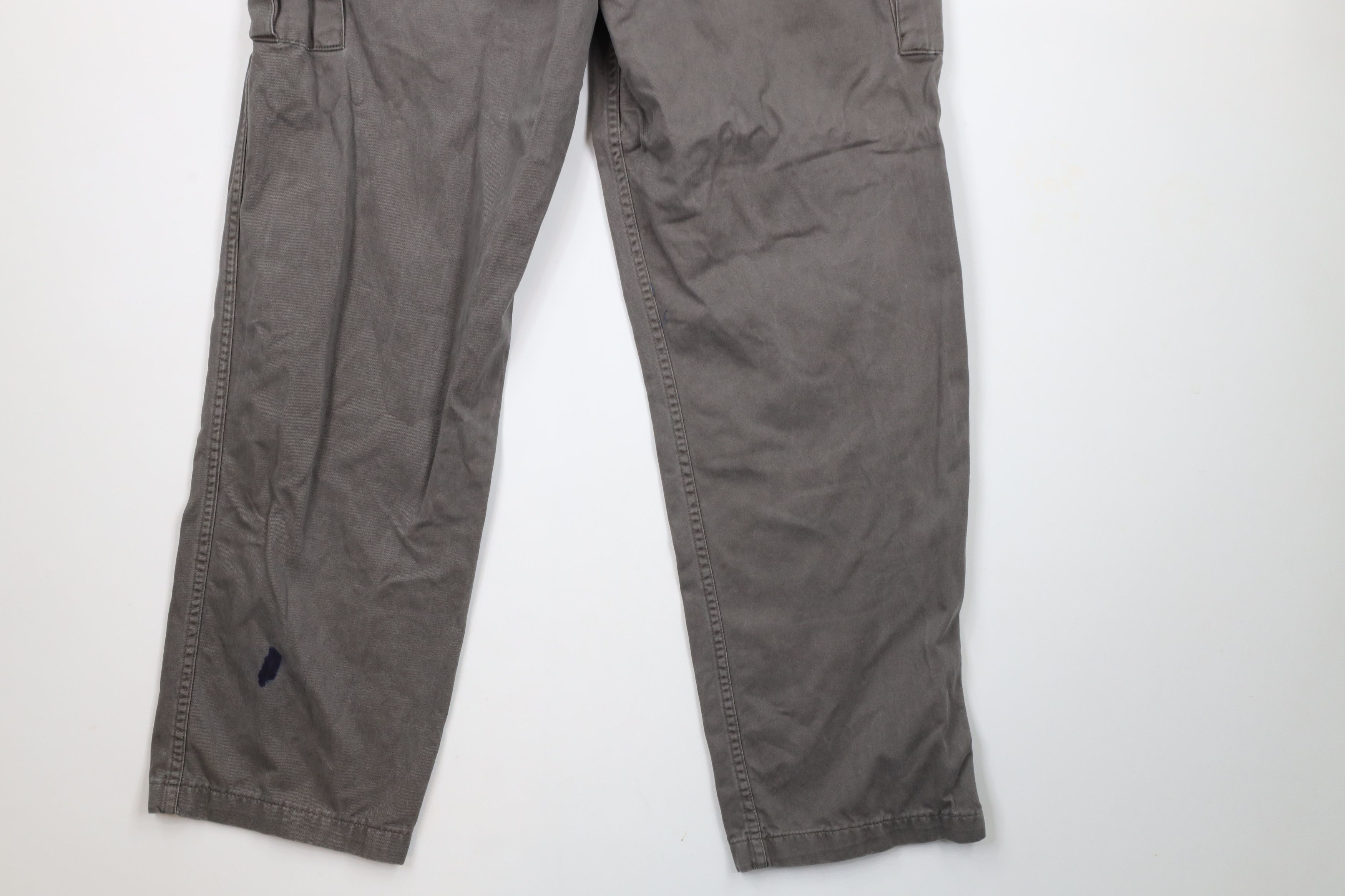 Cabelas × Vintage Vintage Cabelas Wide Leg Military Cargo Pants Gray Cotton Size US 36 / EU 52 - 13 Thumbnail