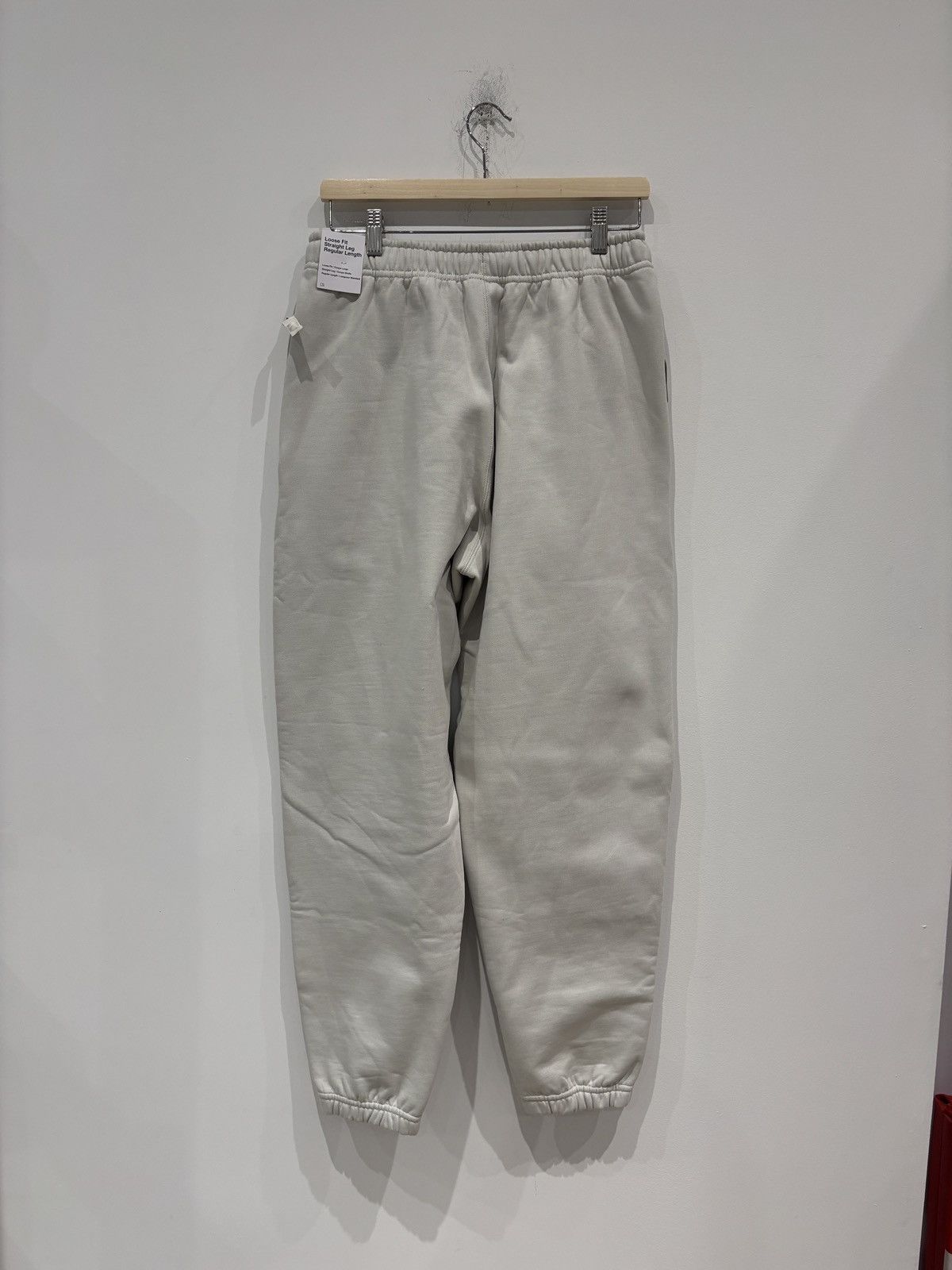 Nike Nike Solo Fleece Sweatpants White Size: S Size US 30 / EU 46 - 3 Thumbnail