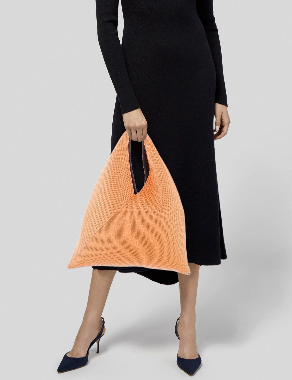MM6 Maison Margiela MM6 mesh handle bag orange Size ONE SIZE - 1 Thumbnail