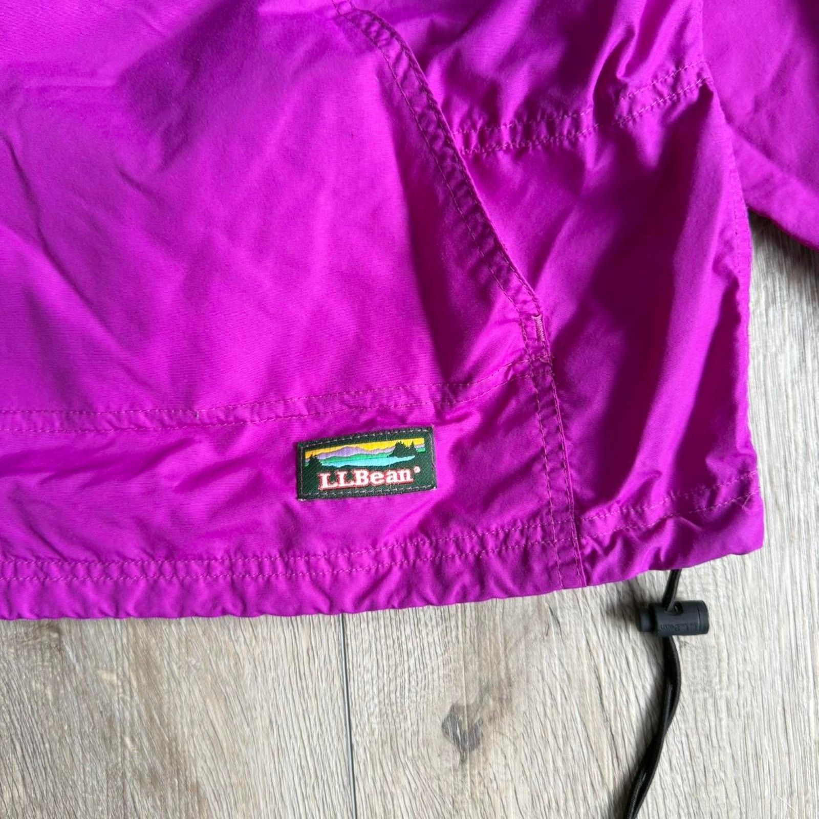 L.L. Bean Vintage 90s L.L.Bean Quarter Zip Anorak Wind Breaker Size L / US 10 / IT 46 - 5 Thumbnail