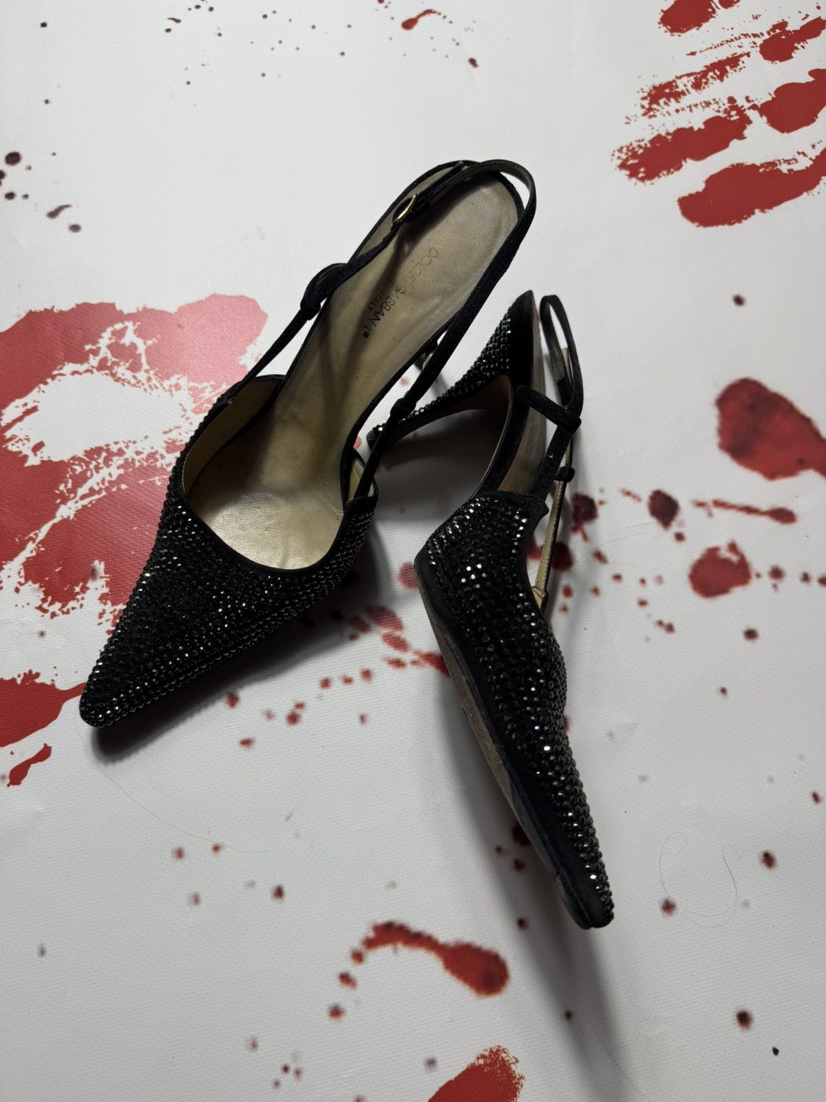 Dolce & Gabbana vintage dolce gabbana rare heels completely in stones Size US 9 / IT 39 - 2 Thumbnail