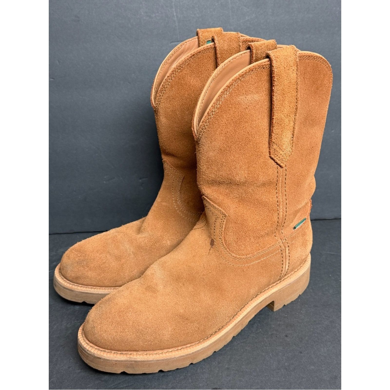 Tecovas Tecovas Rugged Roper Boot Mens 8D Cashew Roughout Cashew Size US 8 / EU 41 - 1 Thumbnail