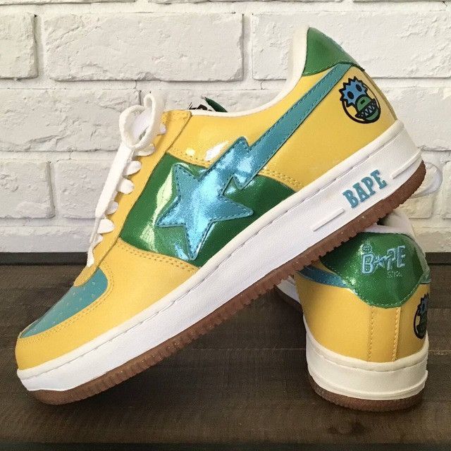 Bape × Nigo Glitter BAPE STA sneakers a bathing ape shoes NIGO Size US 9.5 / EU 42-43 - 1 Thumbnail