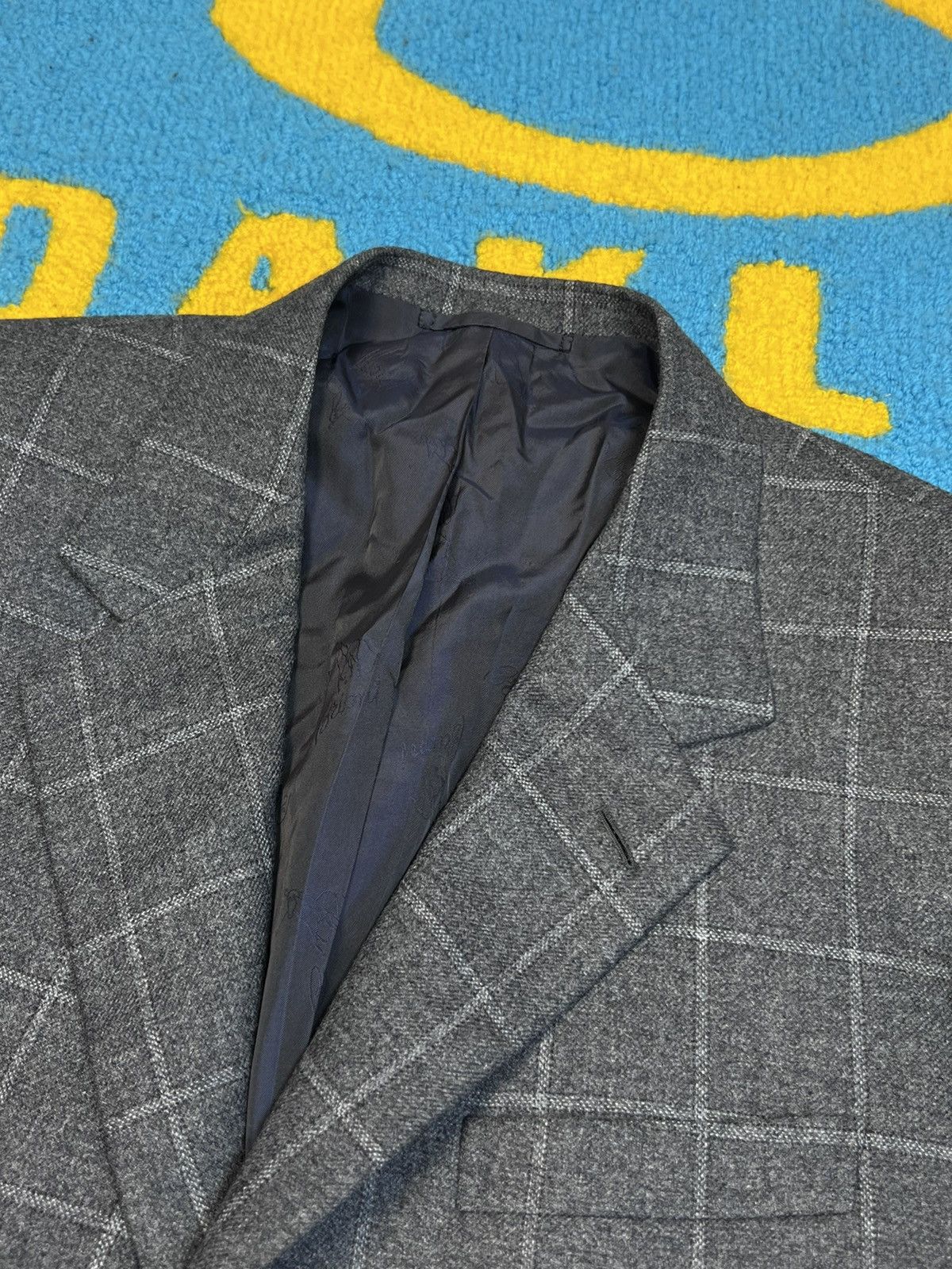 Brioni Brioni Parigi Checked Three Buttons Wool Grey Blazer Jacket Size 52S - 9 Thumbnail