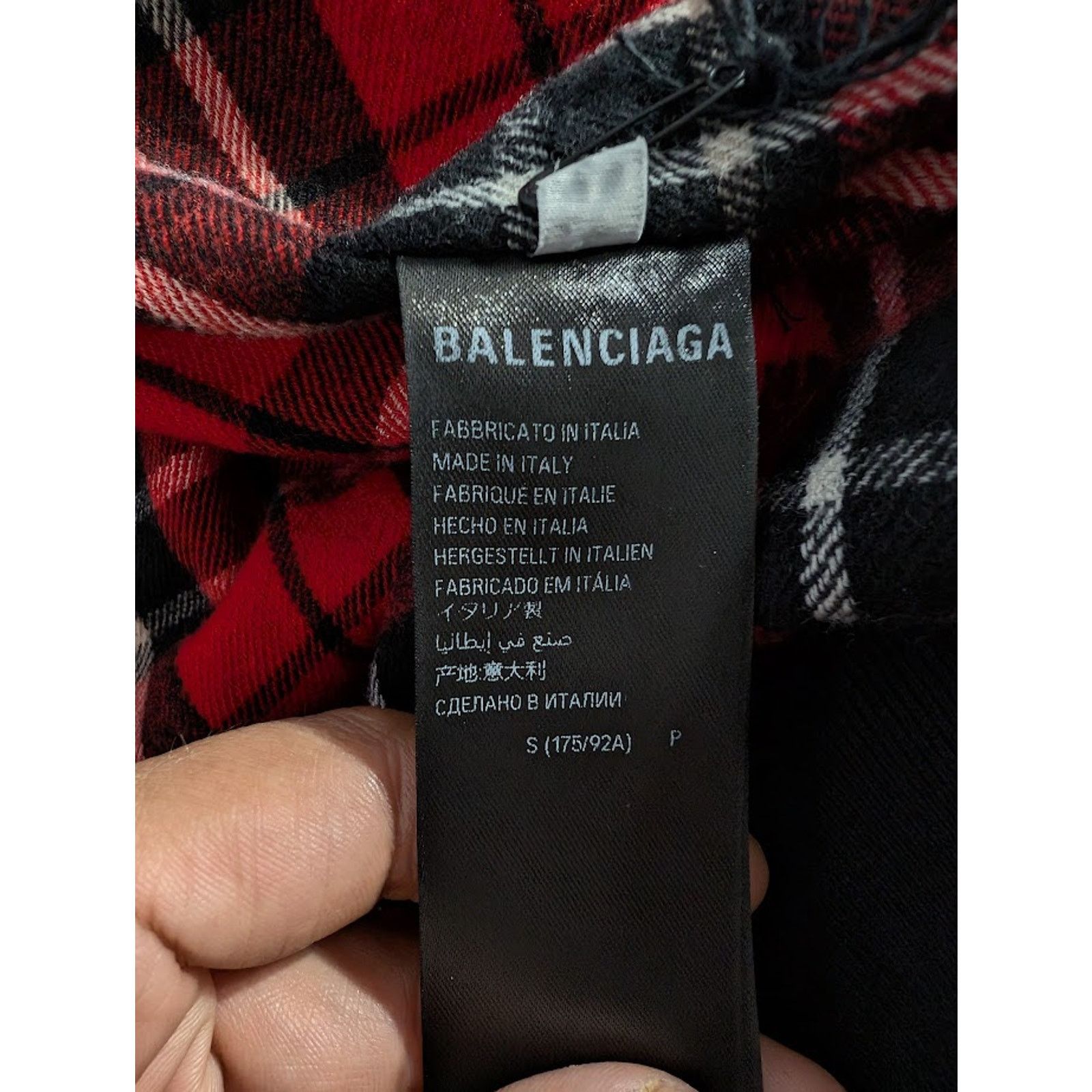 Balenciaga o1rshd1 Paris Jacket in Black Size US S / EU 44-46 / 1 - 18 Thumbnail