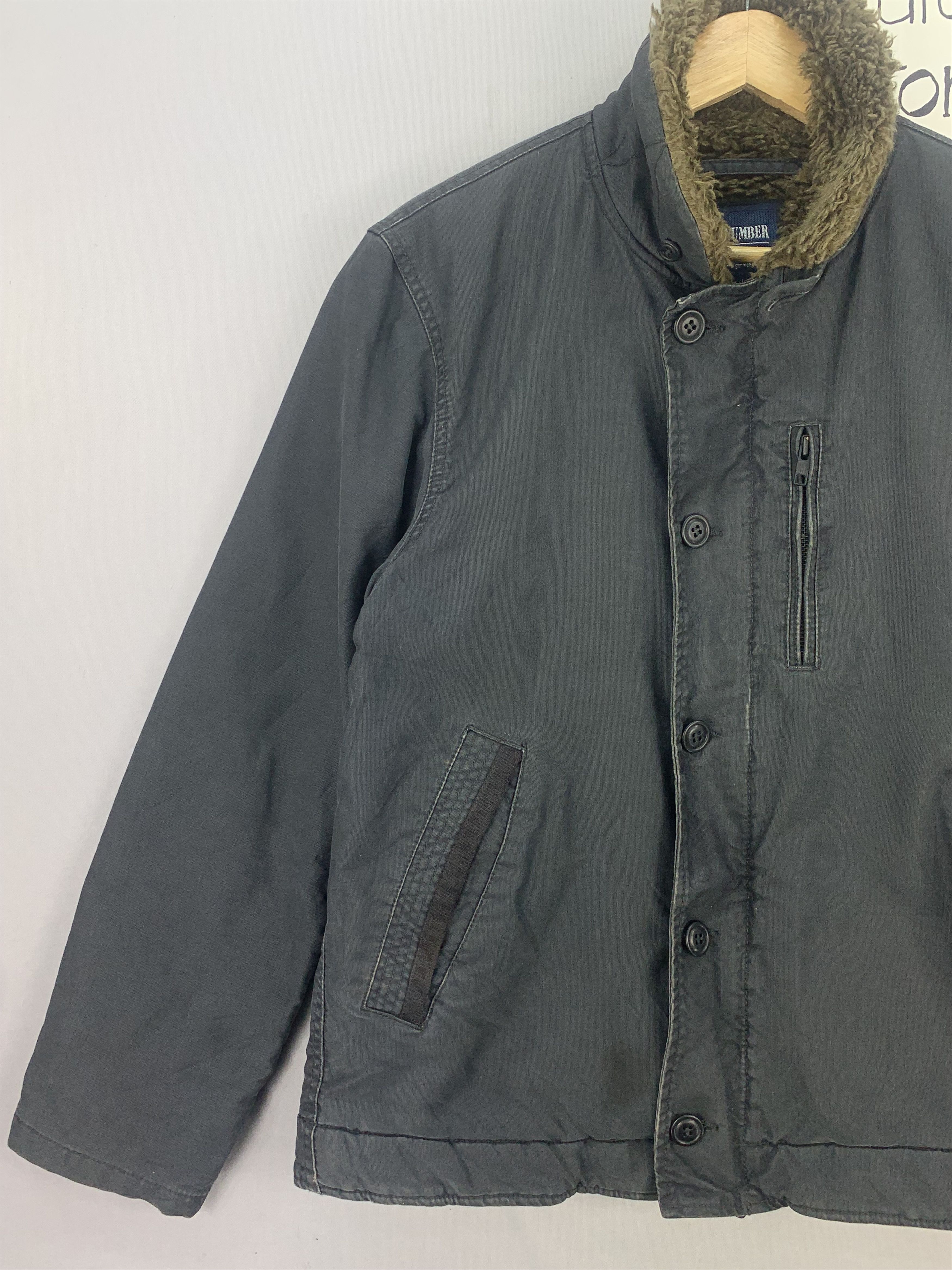 Japanese Brand Vintage Back Number Sherpa Deck Jacket Size US S / EU 44-46 / 1 - 4 Thumbnail