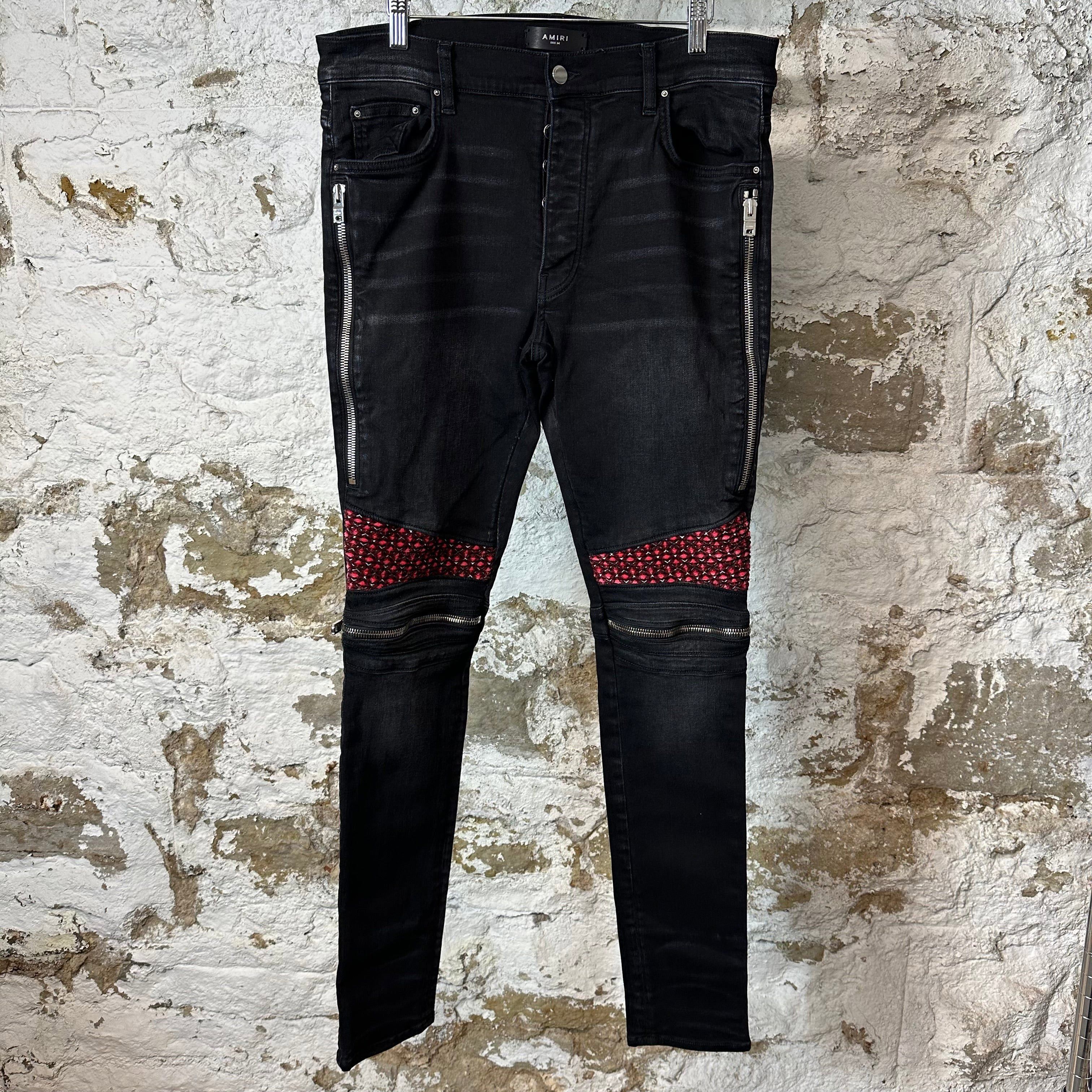 Amiri Amiri MX2 Denim Jeans Rough Black 34 Pop Smoke | Grailed