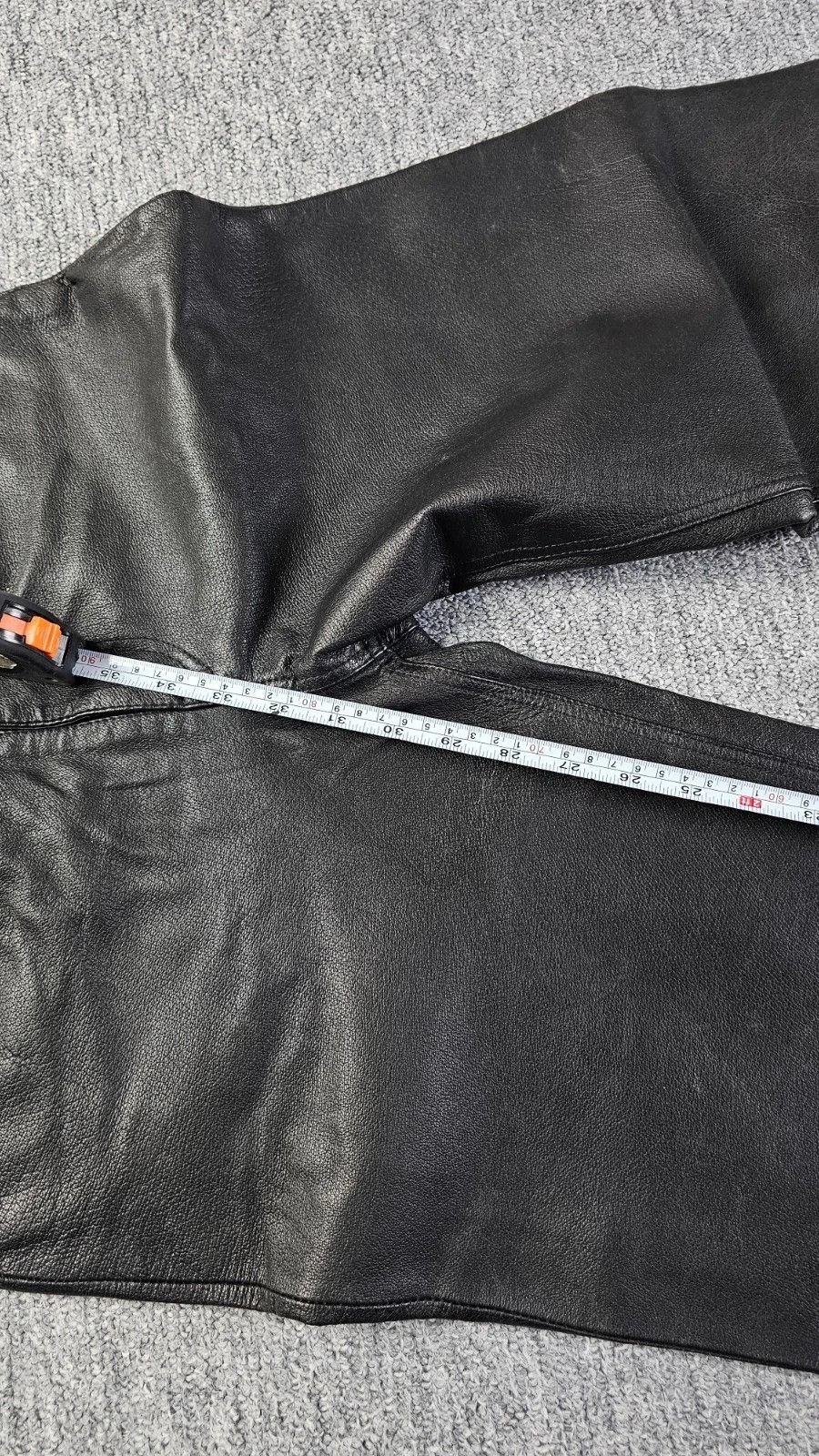 Other Buster Genuine Leather Pants Women W28 Black High Rise Size 28" / US 6 / IT 42 - 9 Thumbnail