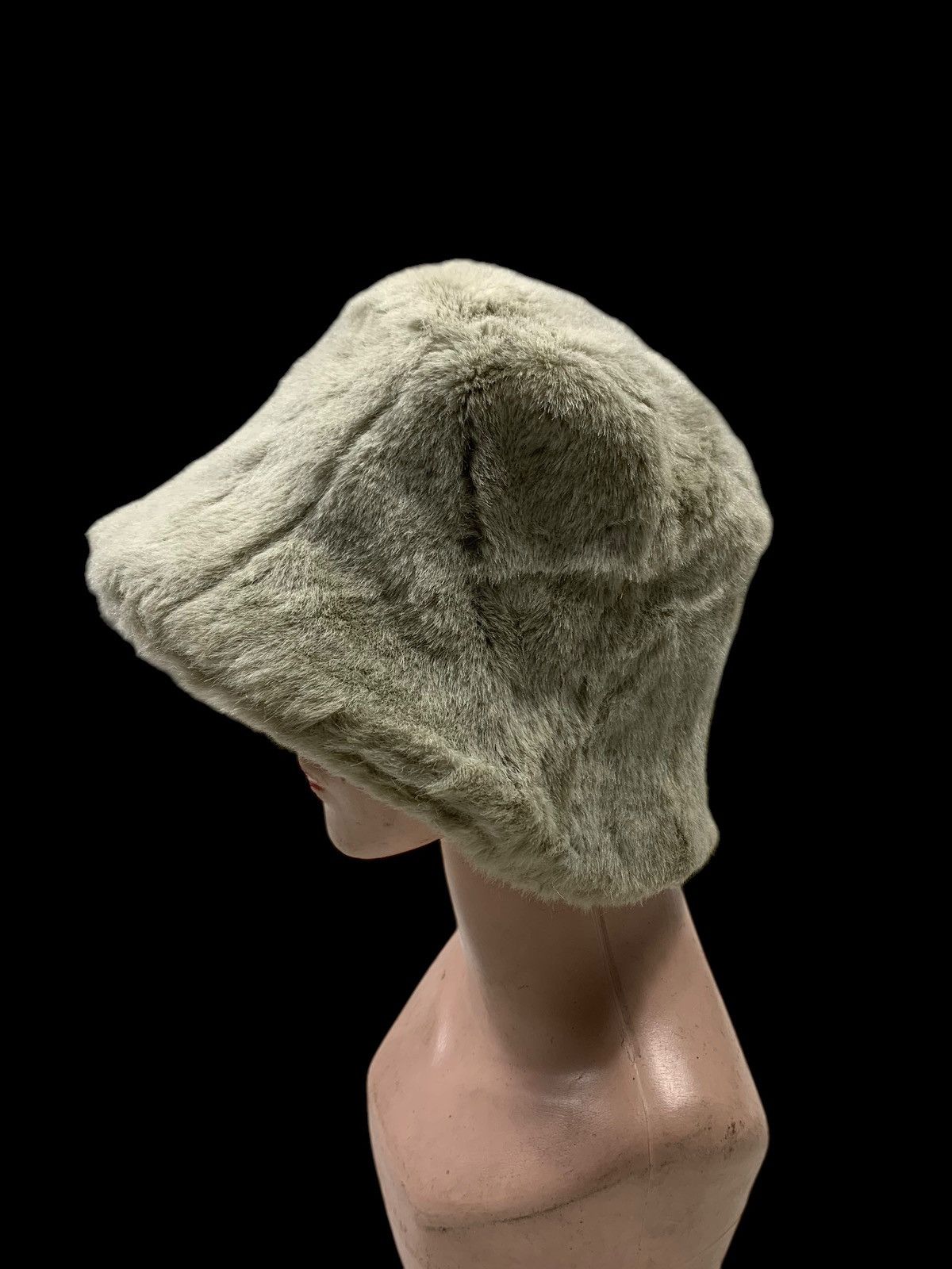 Japanese Brand Japanese style Fur mohair bucket Hats Size ONE SIZE - 3 Thumbnail