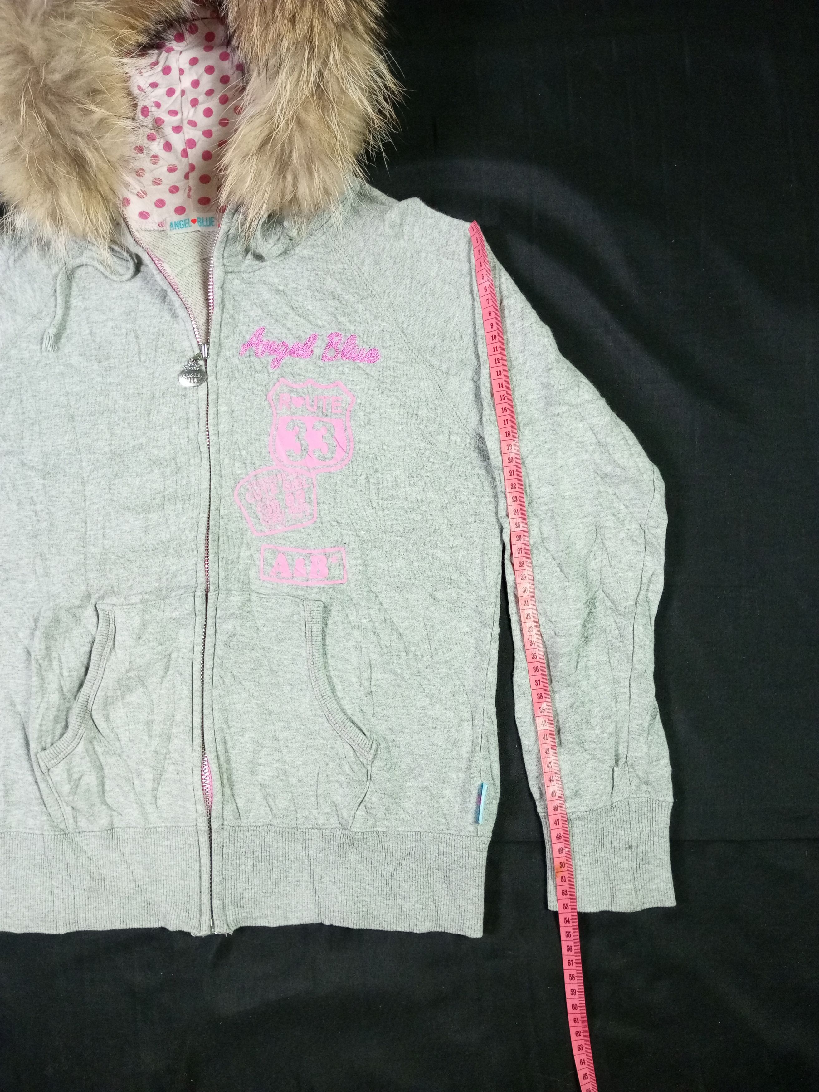 Angel Blue Women’s Size L on tag 00s Angel Blue Fur Hoodie Size L / US 10 / IT 46 - 13 Thumbnail