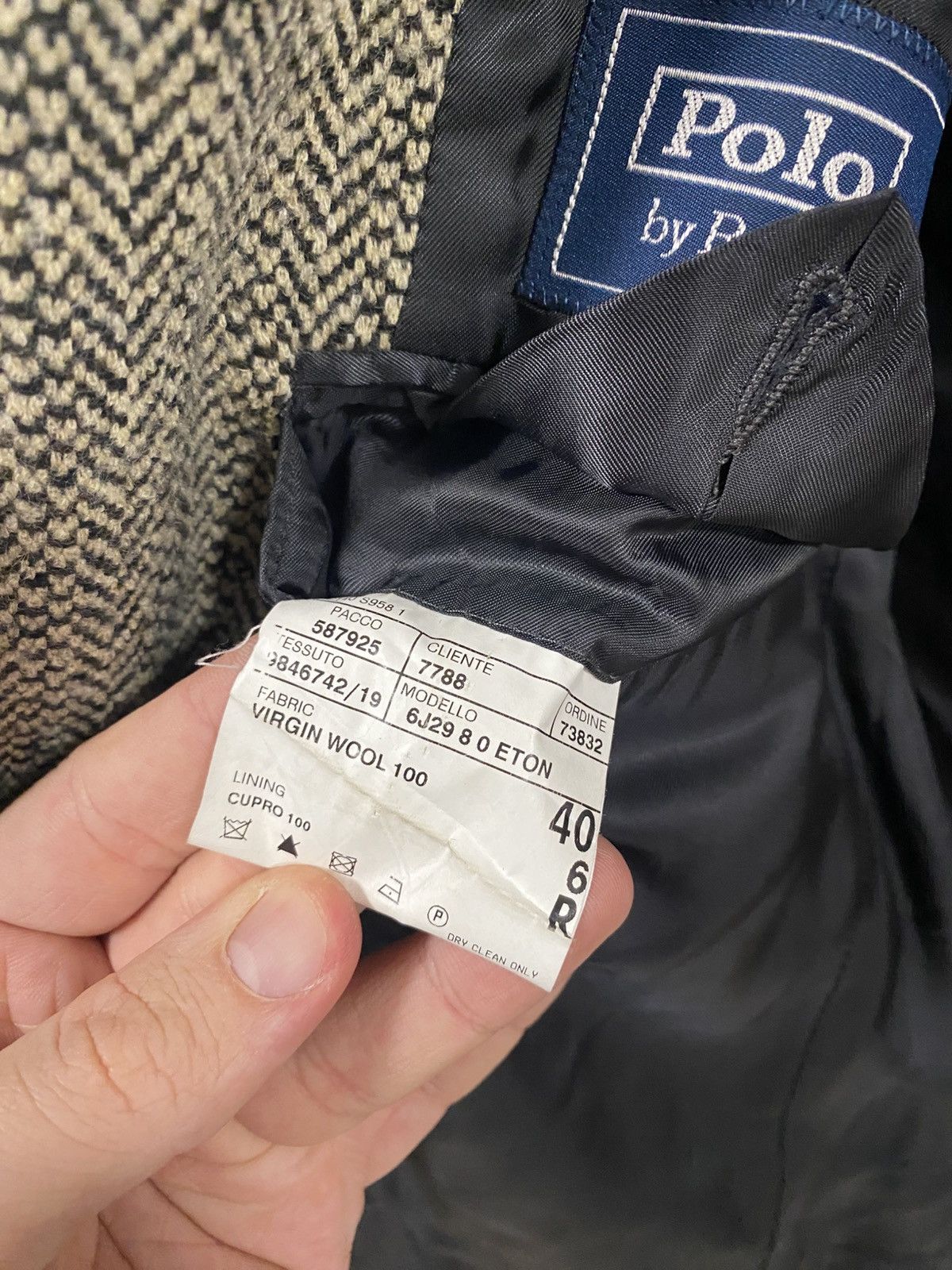 Polo Ralph Lauren Polo Ralph Lauren Vintage Tweed Blazer Size: 40R/50R Size 50R - 6 Thumbnail