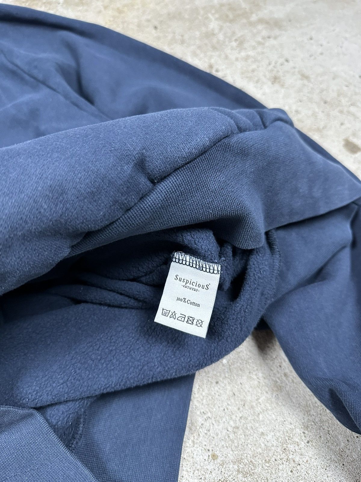 Suspicious Antwerp Suspicious Antwerp Navy Skull Logo Hoodie Sweatshirt Size US L / EU 52-54 / 3 - 7 Thumbnail