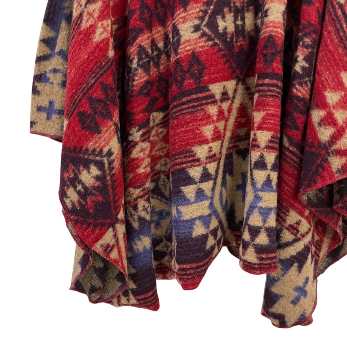 Japanese Brand Vintage Rule Ardites Aztex Navajo Art Knit Italian Ponchos Size ONE SIZE - 10 Thumbnail