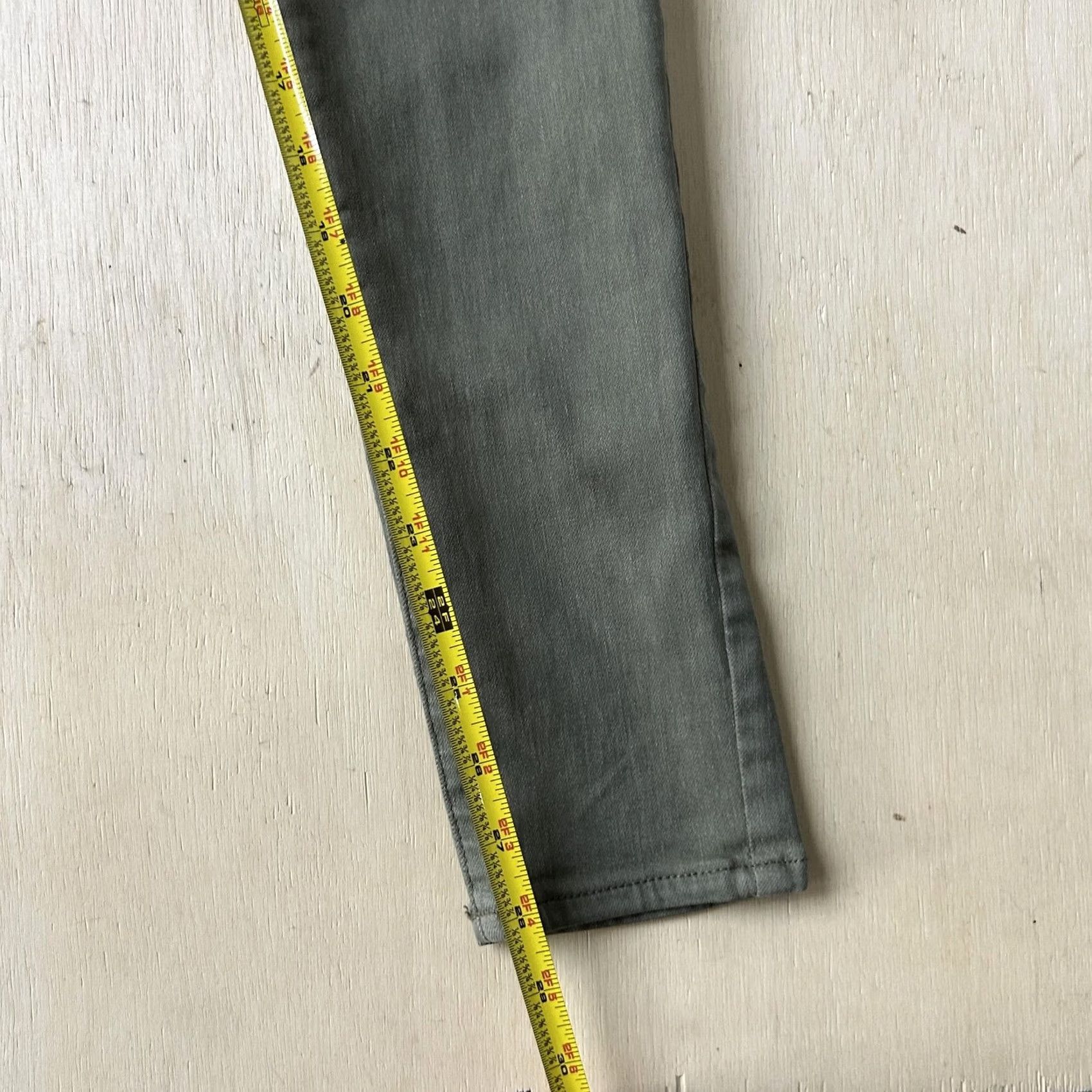 American Eagle Outfitters American Eagle Outfitters Super Stretch X Skinny Jeans Womens 2/26 Green Denim Size 26" / US 2 / IT 38 - 7 Thumbnail
