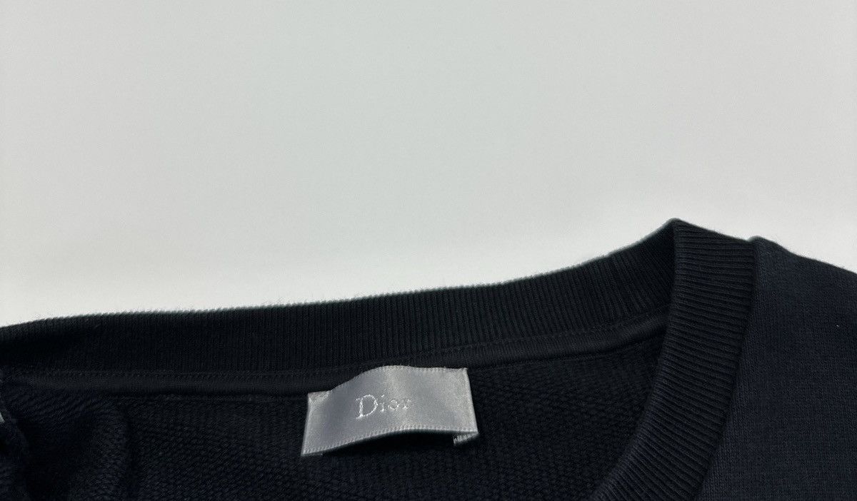 Dior Dior Men's Bee Pattern Round Neck Loose Sweatshirt Size US L / EU 52-54 / 3 - 3 Thumbnail