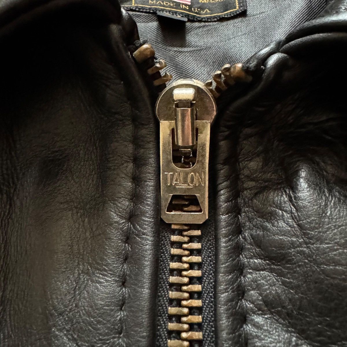 Vanson Leathers 60’s Vanson Leathers Ike Motorcycle Jacket Talon Zipper Size US S / EU 44-46 / 1 - 15 Thumbnail