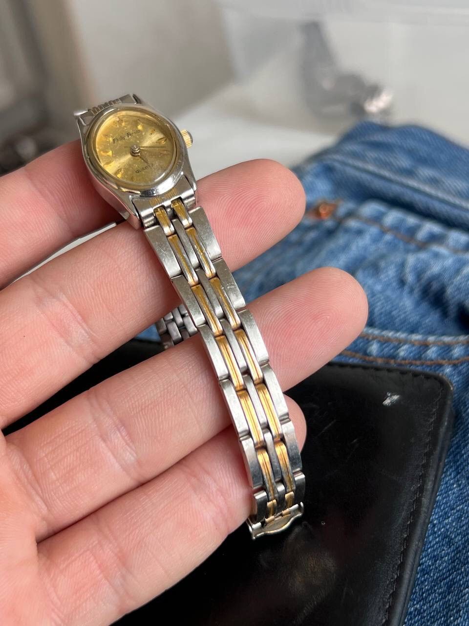Japanese Brand × Vintage Vintage Gold/Chrome Japanese style futuristic Watch Japan Size ONE SIZE - 3 Thumbnail