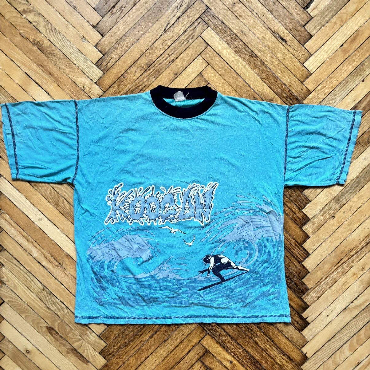 Hysteric Glamour Vintage 80’s Rare Surfe Boxy Crazy Crewneck Punk T-Shirt Size US L / EU 52-54 / 3 - 1 Thumbnail