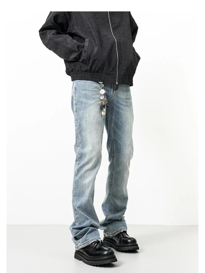 Other High Street Washing Micro Flare Straight Jeans Size US 33 - 5 Thumbnail