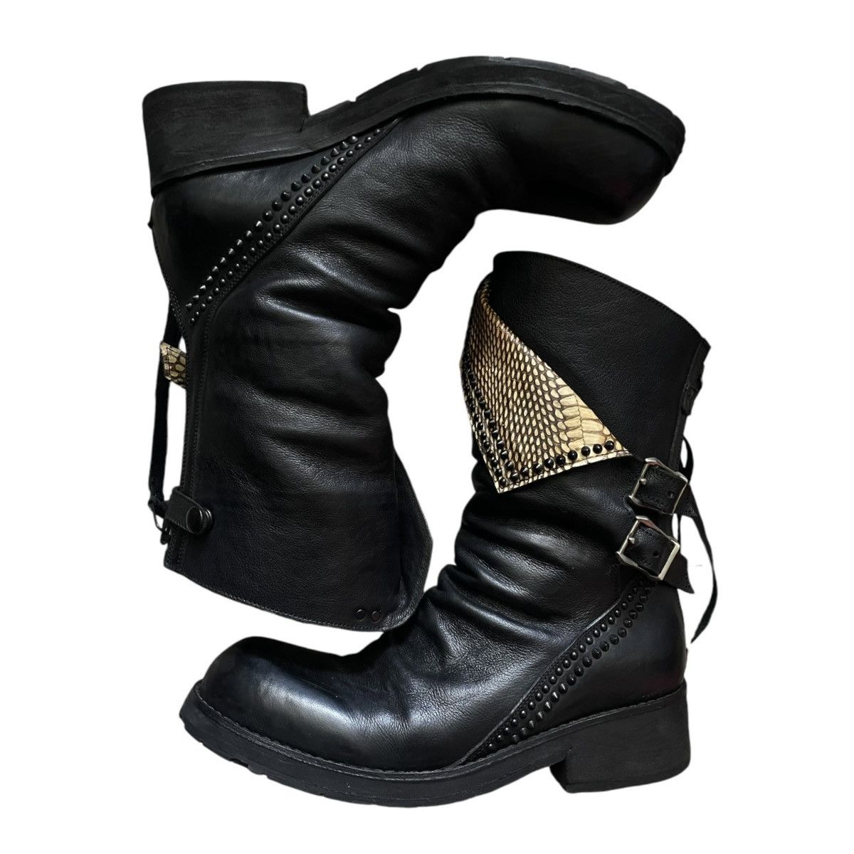 KMRii Kmrii snakeskin crush boots Size US 9 / EU 42 - 3 Thumbnail