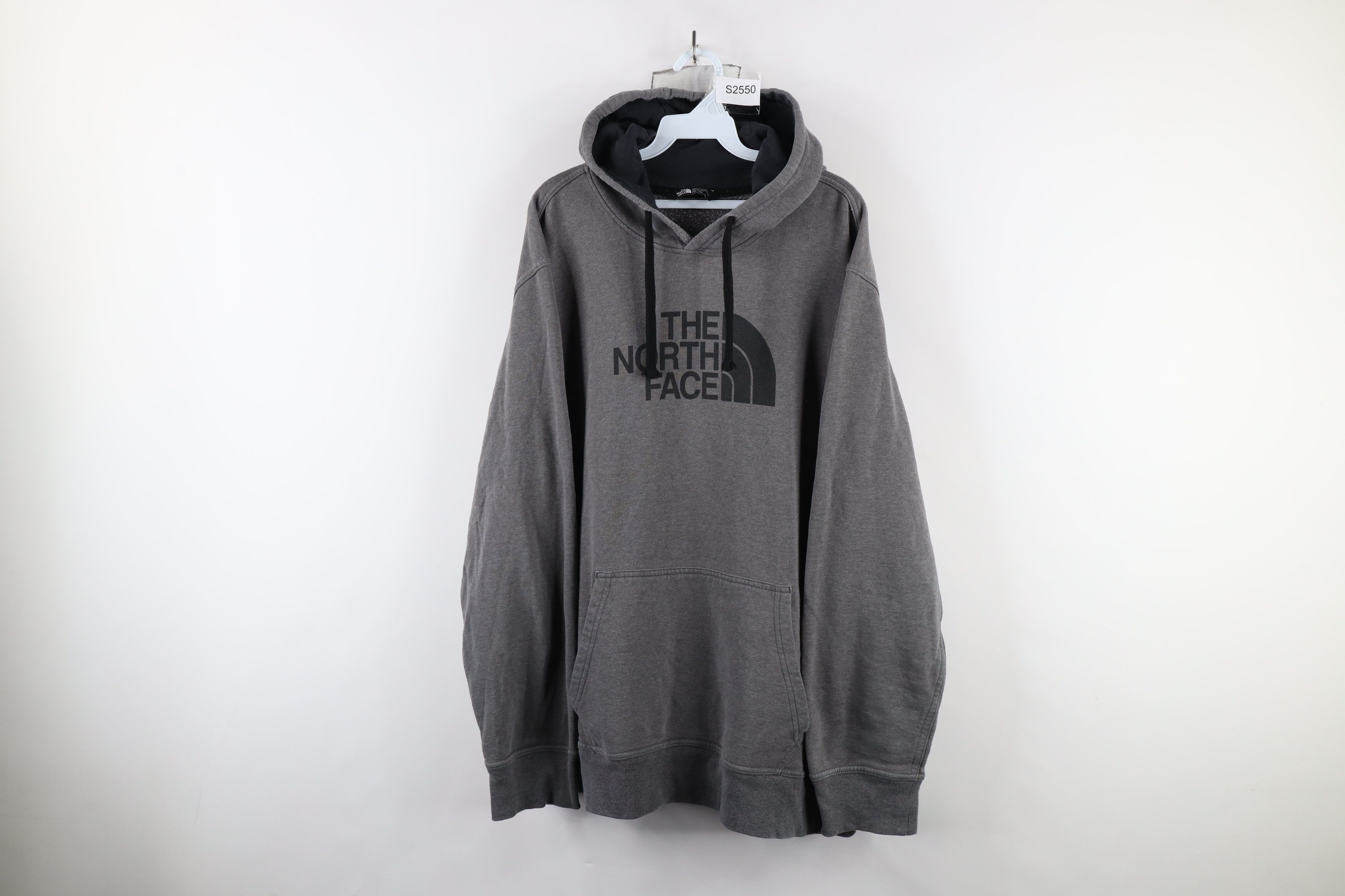 The North Face × Vintage Vintage The North Face Spell Out Big Logo Hoodie Sweatshirt Size US XXL / EU 58 / 5 - 1 Thumbnail