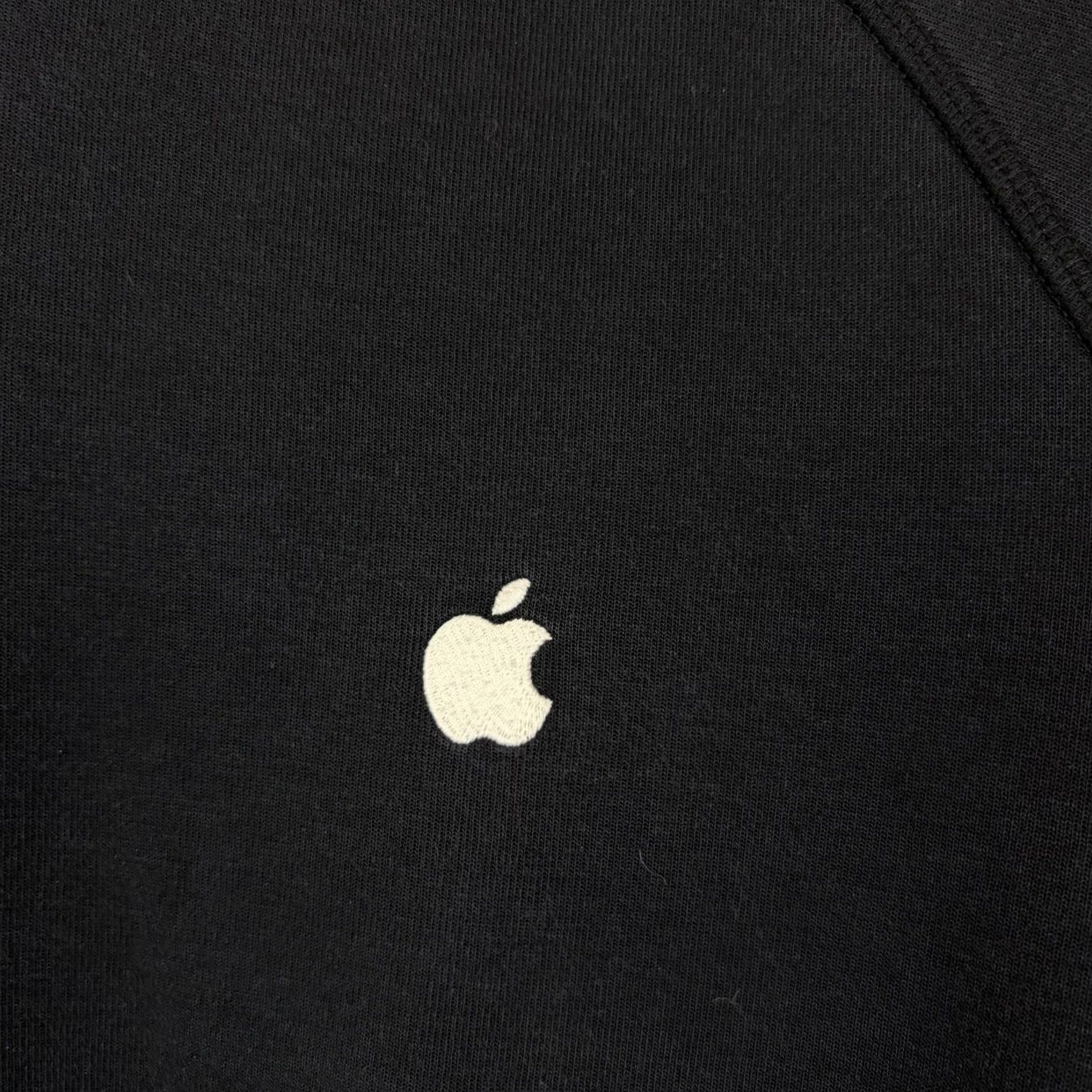 Apple Apple Sweatshirt Mens Full Zip Logo Embroidered Black Cotton Jacket Zip Size US M / EU 48-50 / 2 - 3 Thumbnail
