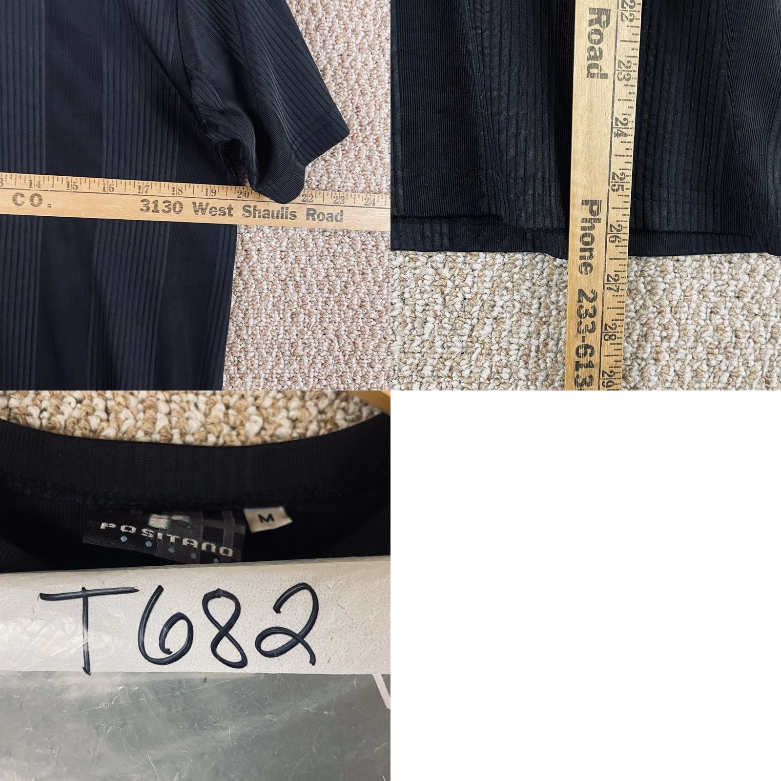 Vintage VINTAGE Positano Shirt Men’s M Black Stretch Short Sleeve T682 Size US M / EU 48-50 / 2 - 8 Thumbnail