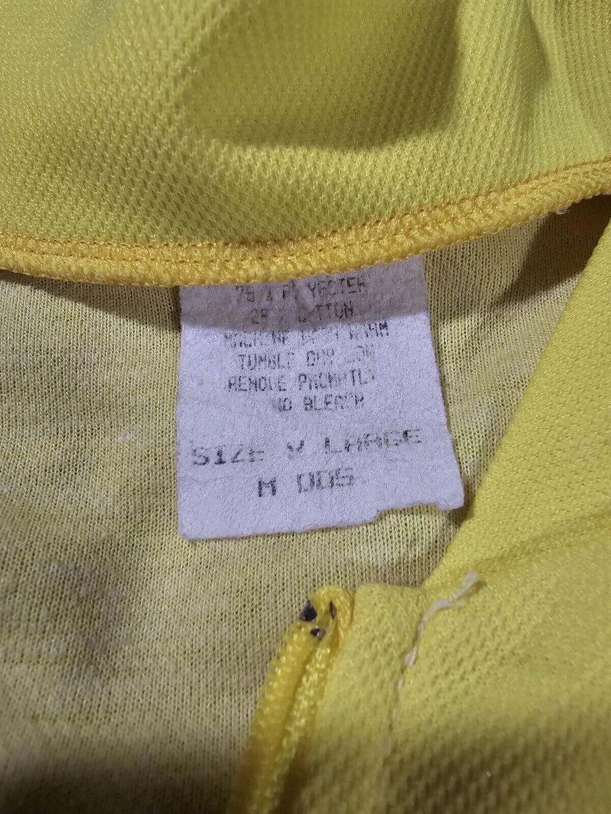Designer Vintage Cannondale Cycling Jersey Yellow Zip XL USA MADE Size ONE SIZE - 3 Thumbnail