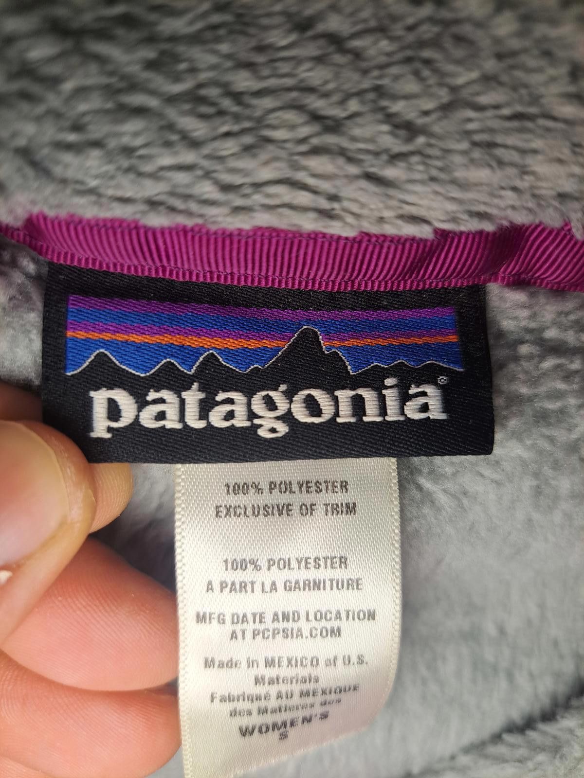 Patagonia Patagonia Snap T Pullover Jacket Womens Small Gray Polartec Size S / US 4 / IT 40 - 2 Thumbnail