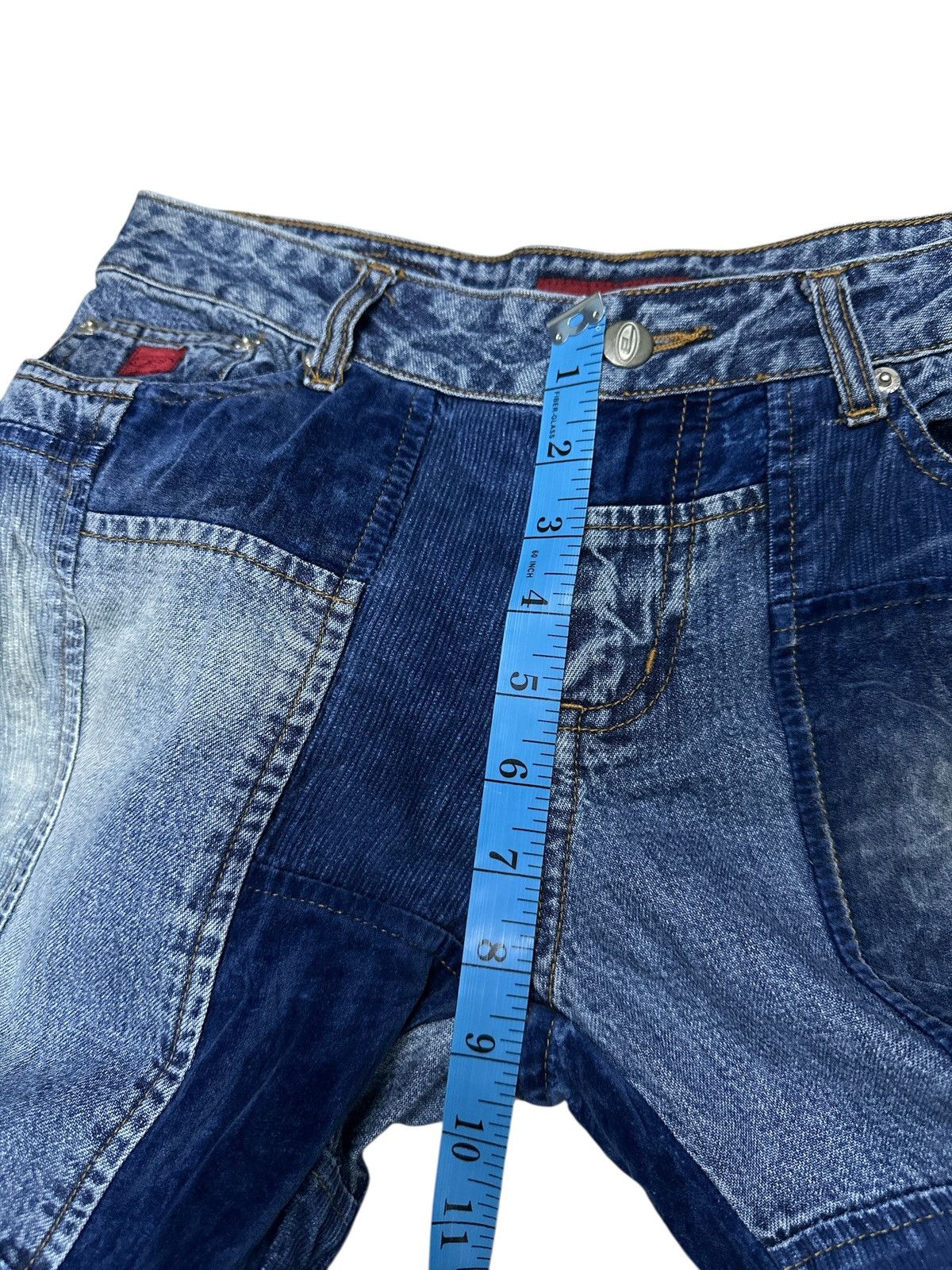 Kapital Flare Bootcut Patchwork Cudroy . Size US 31 - 14 Thumbnail