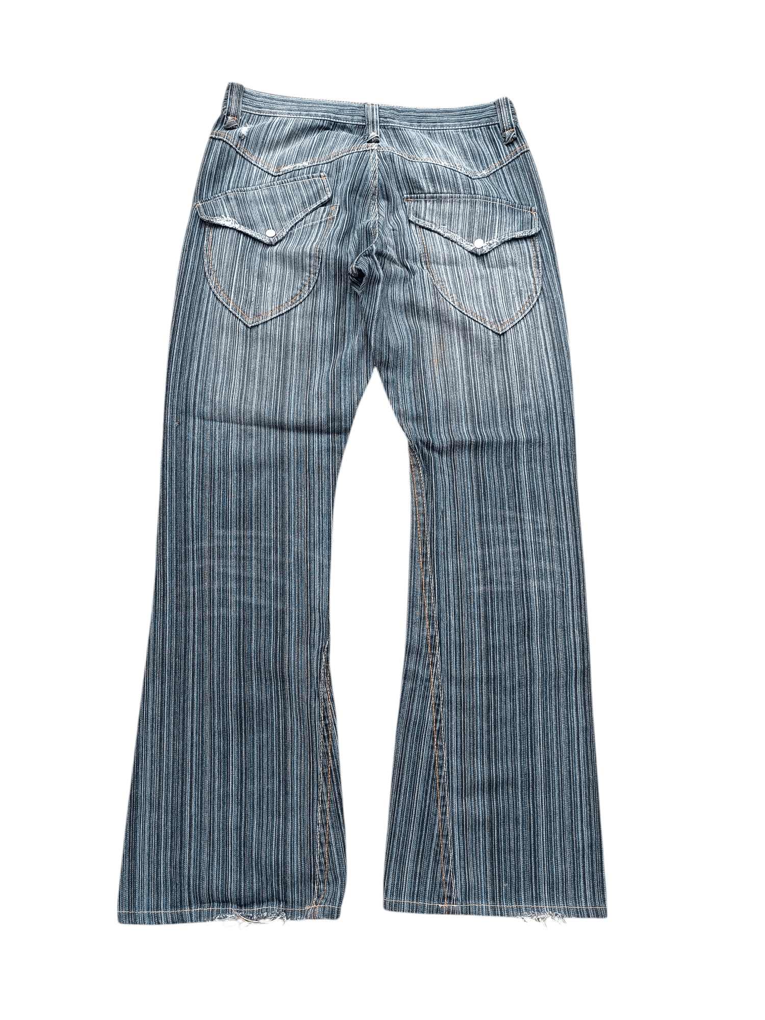Jean 🔥 Flare Hickory IKKA Nice Design & Rare 🔥 Size US 33 - 5 Thumbnail