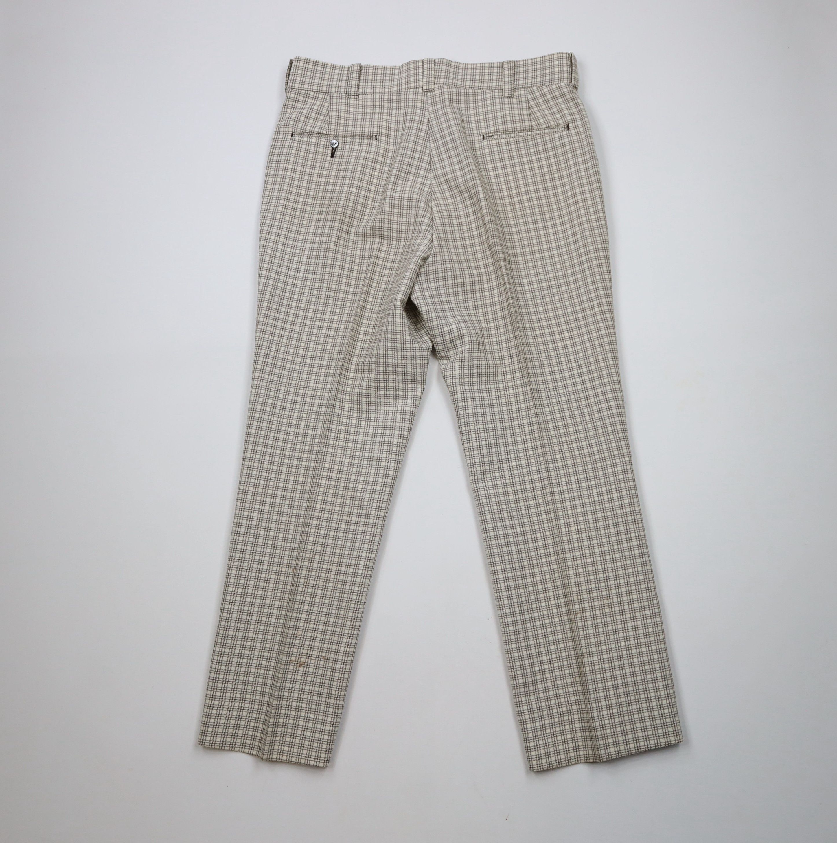 Vintage Vintage 70s Streetwear Bell Bottoms Chino Pants Plaid USA Size US 34 / EU 50 - 11 Thumbnail
