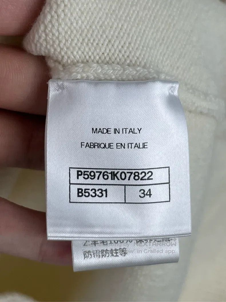 Chanel Chanel White logo letter logo cashmere high-neck sweater Size XXS / US 00 / IT 34 - 5 Thumbnail