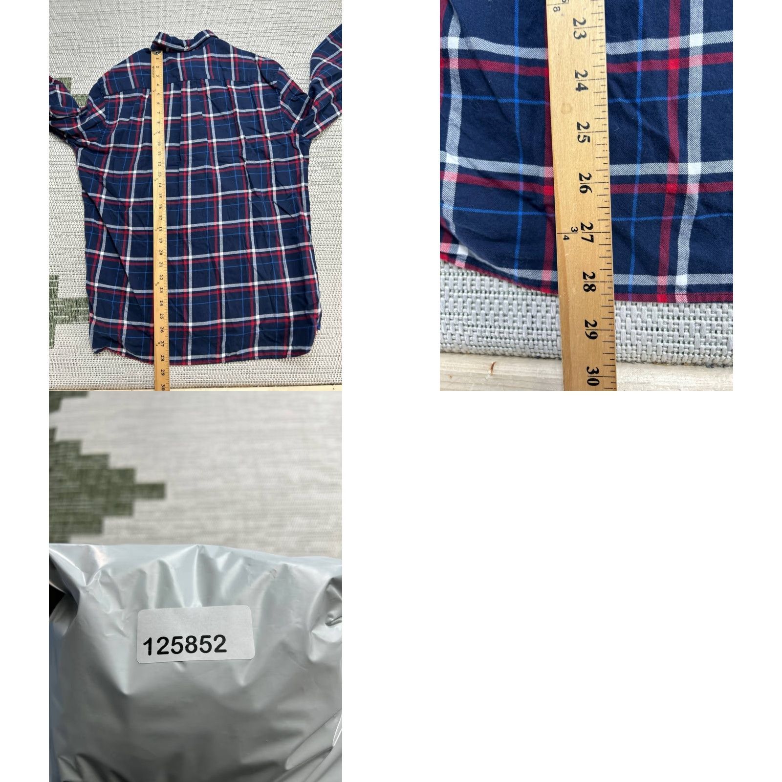 Brooks Brothers Brooks Brothers Red Fleece Flannel Shirt Mens Large Multicolor Plaid Button Down Shirt Size US L / EU 52-54 / 3 - 8 Thumbnail